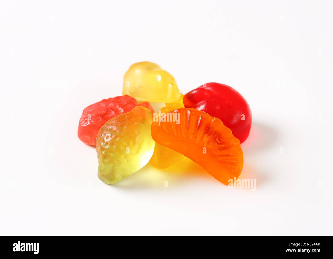 Gummy fruit candy Stock Photo Alamy
