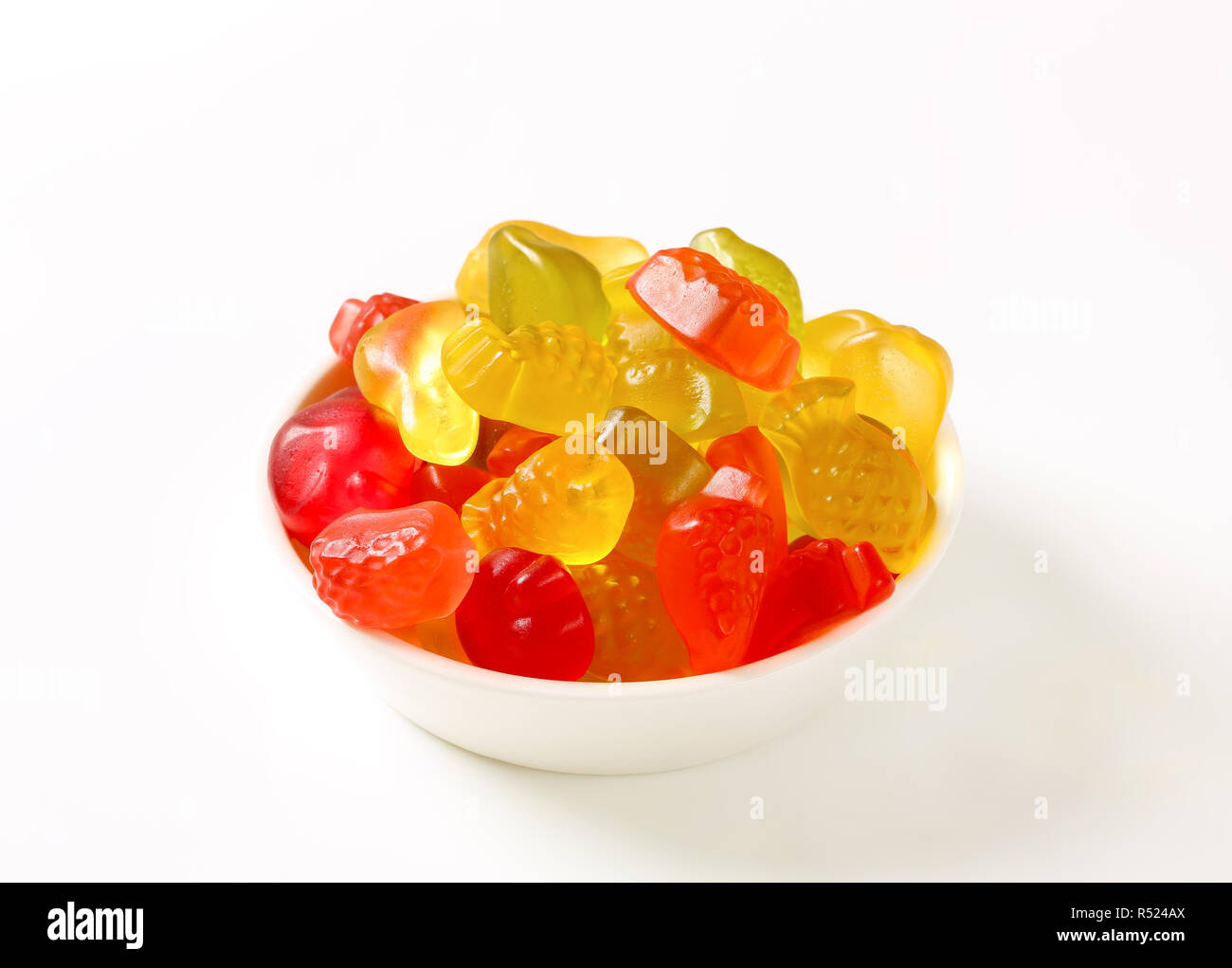 Gummy fruit candy Stock Photo Alamy