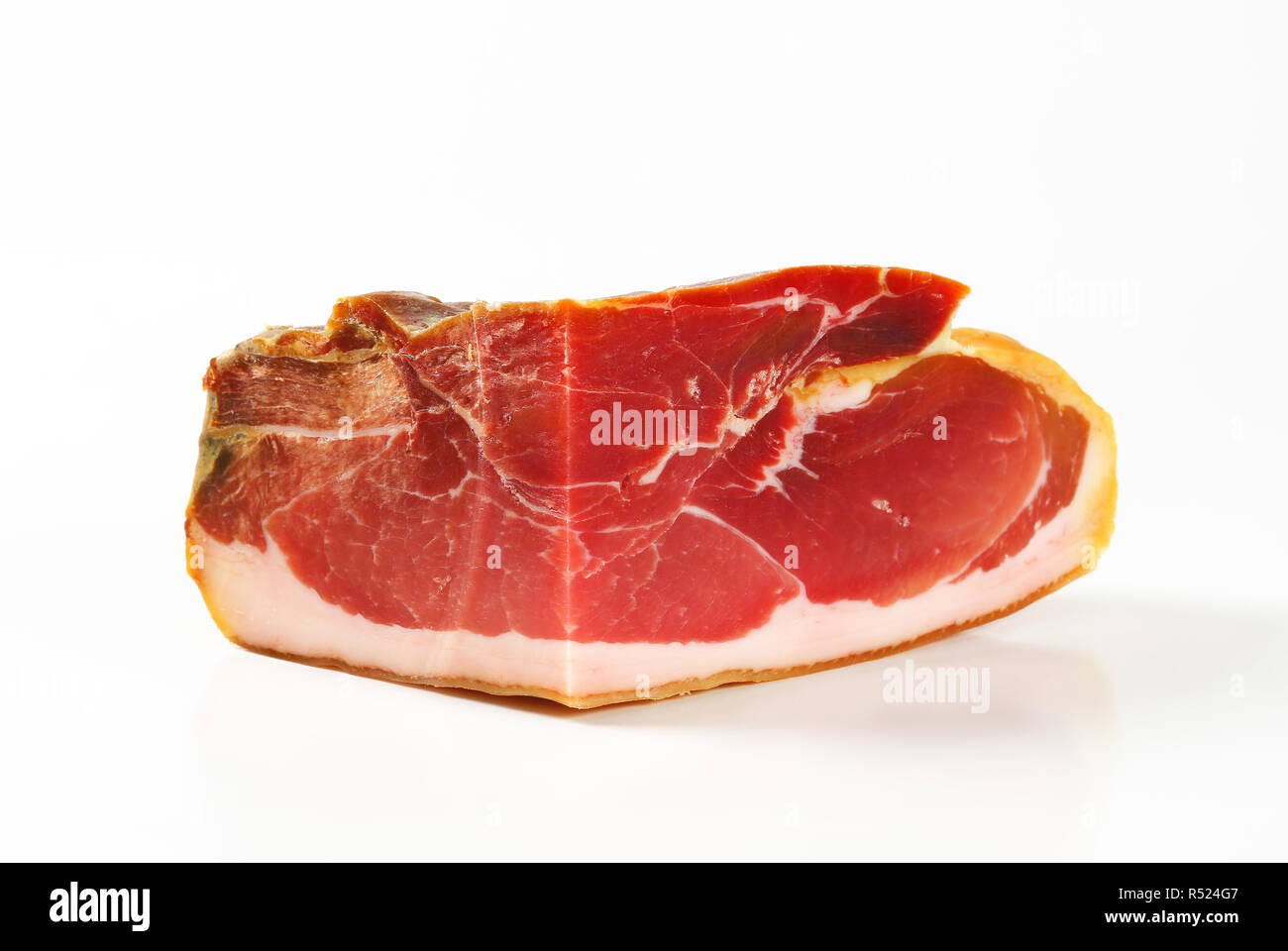 Italian drycured ham Stock Photo Alamy