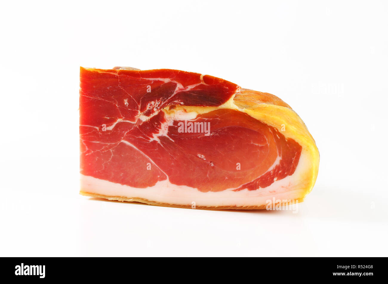Italian drycured ham Stock Photo Alamy