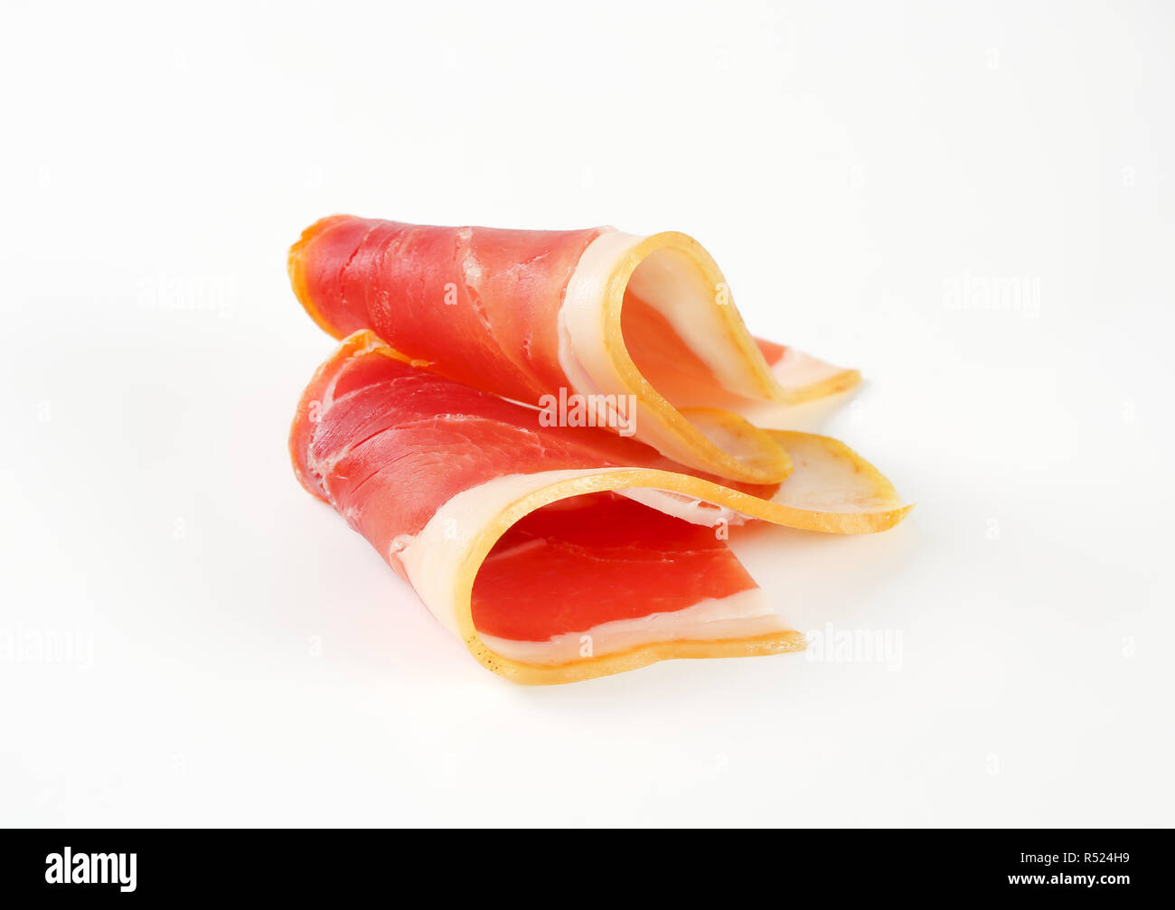Italian drycured ham Stock Photo Alamy