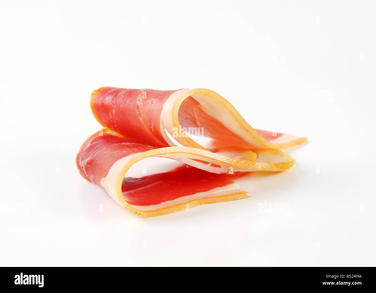 Italian drycured ham Stock Photo Alamy