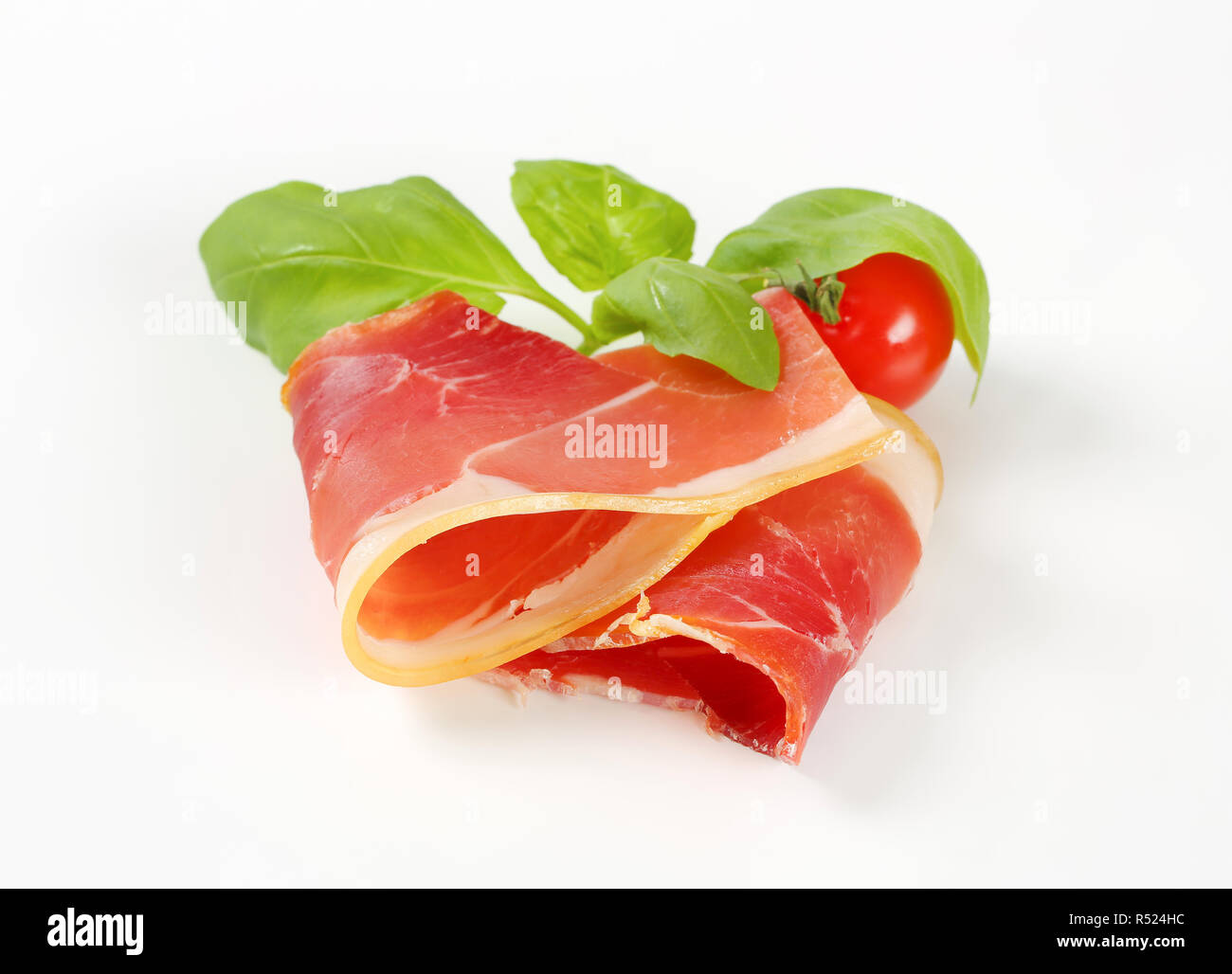 Italian drycured ham Stock Photo Alamy