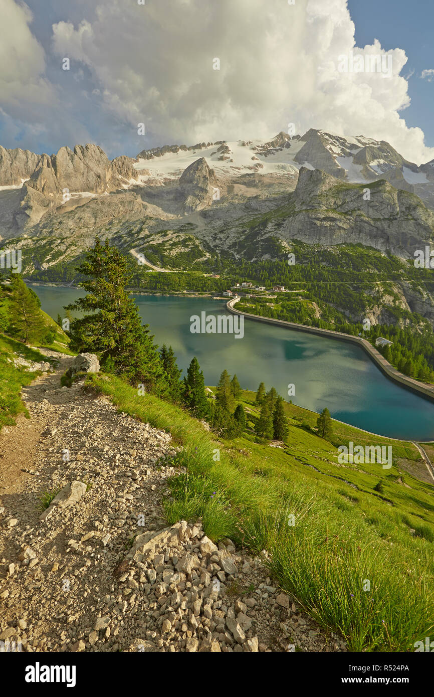 Dolomites Summer Landscape Stock Photo - Alamy