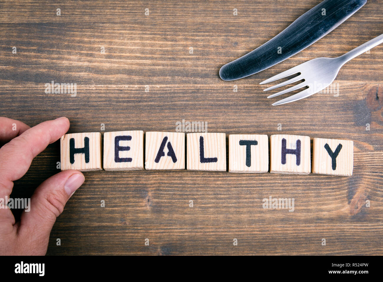 Healthy eating and food concept Stock Photo