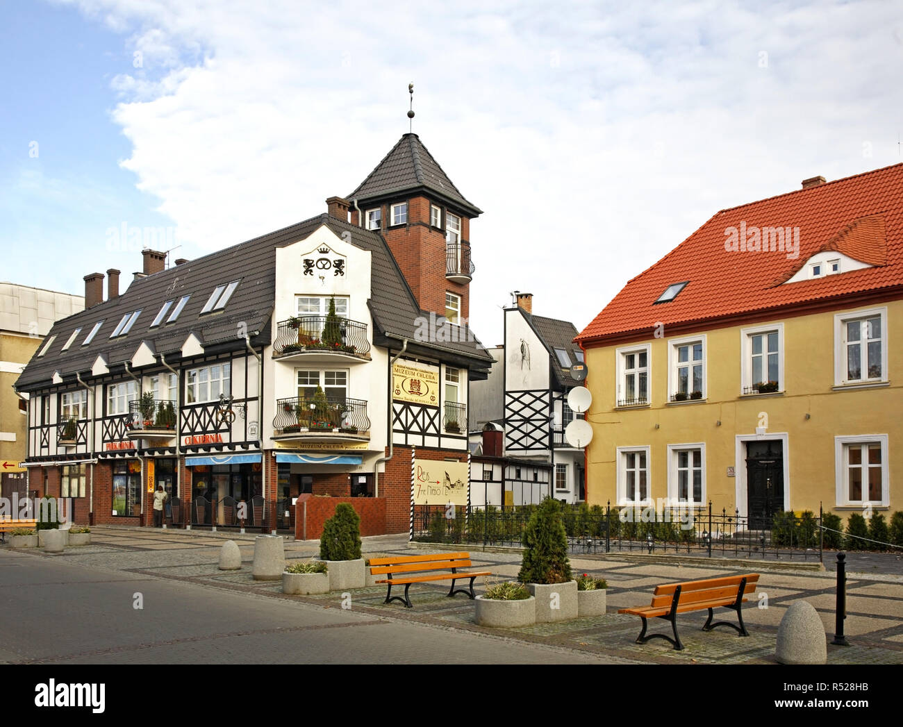 View of Ustka. Poland Stock Photo Alamy