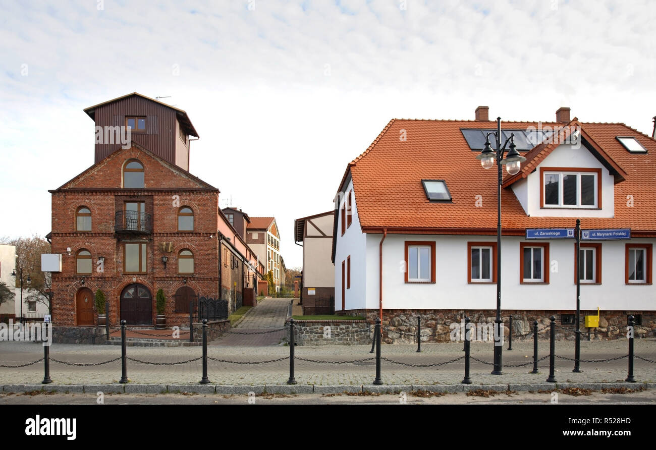 View of Ustka. Poland Stock Photo Alamy