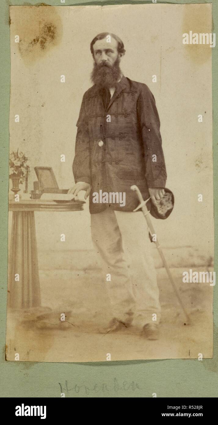 A Portrait Of Major Julian St. John Hovenden. Yule Collection: Album Of