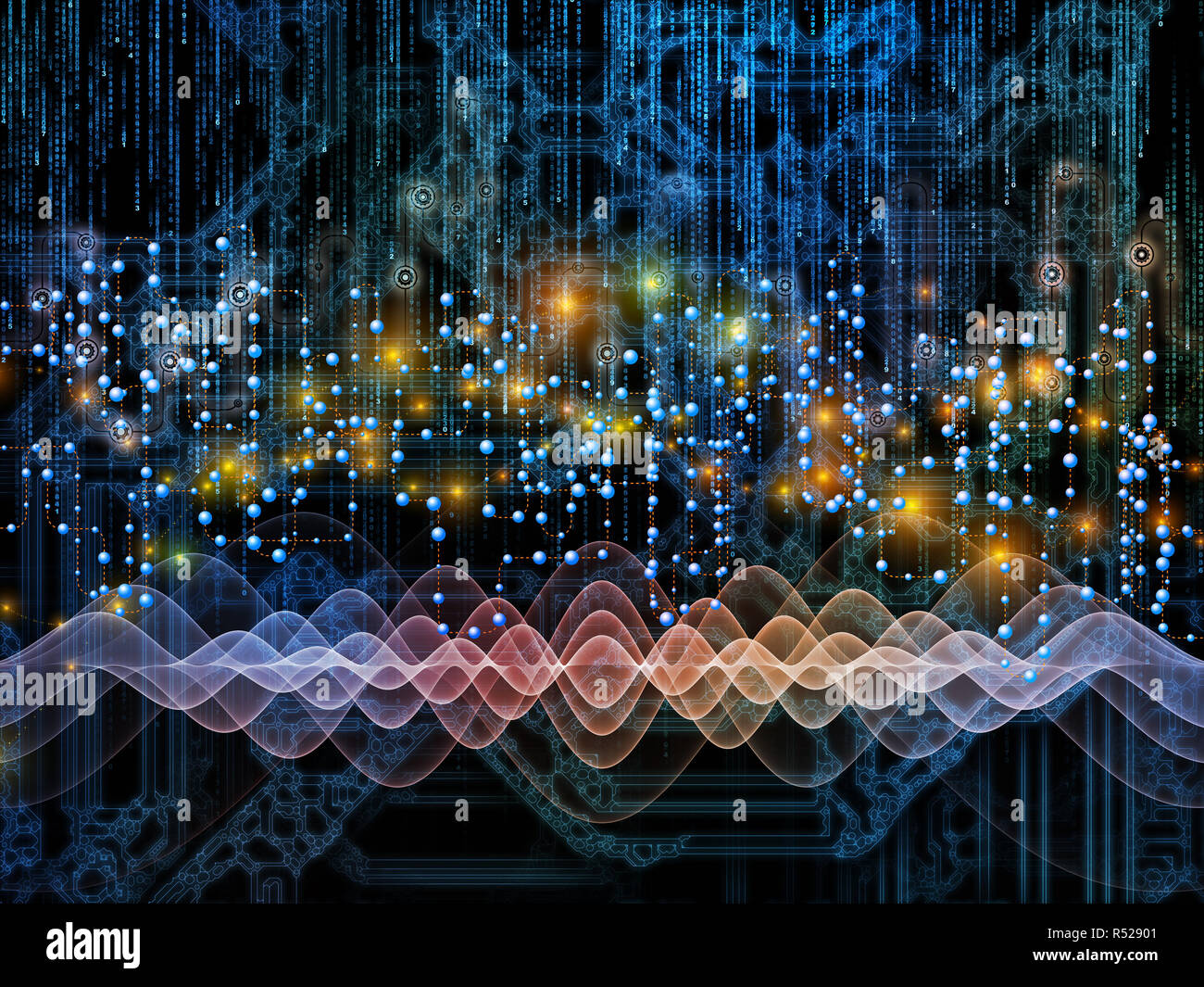 Computing Data Transfers Stock Photo Alamy