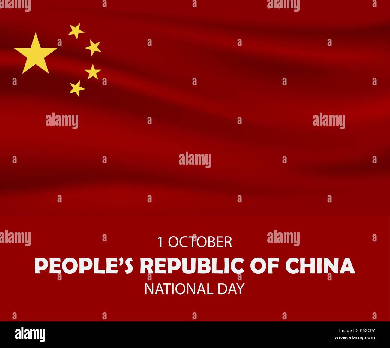 October Chinese October people china national day concept background. Realistic ...