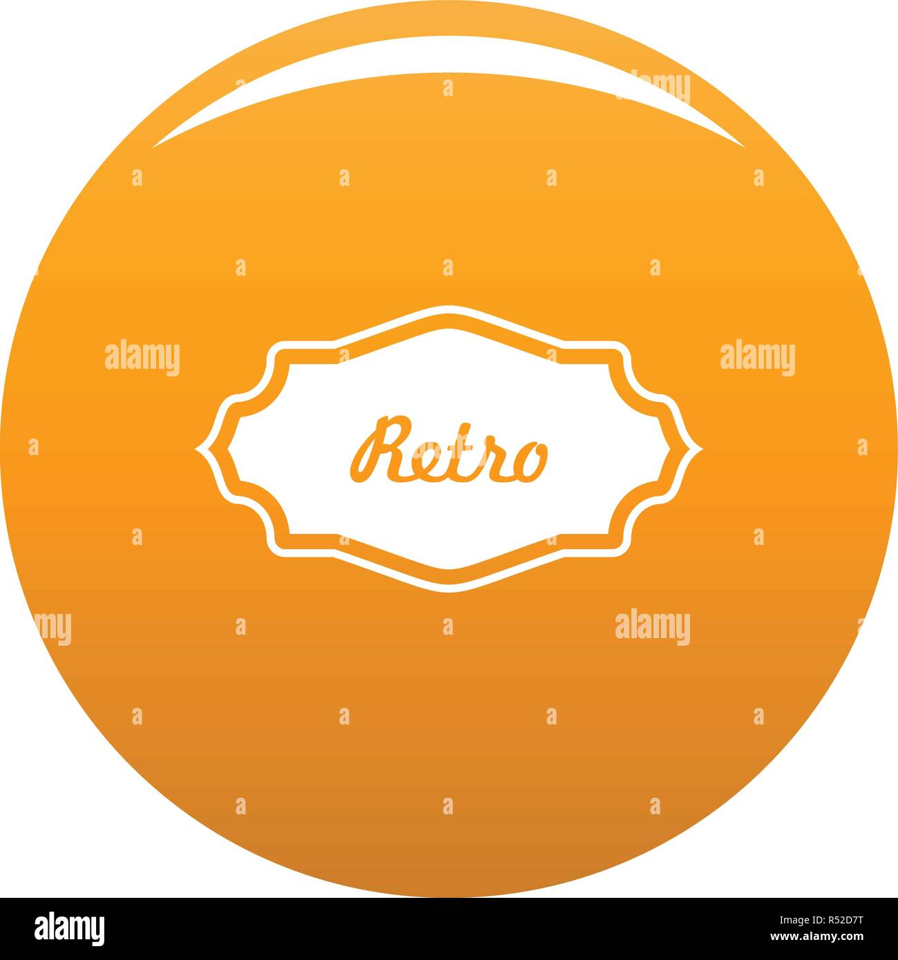 Ancient label icon. Simple illustration of ancient label vector icon ...