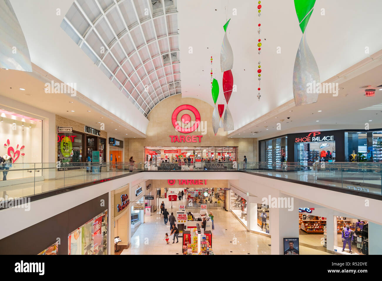 A Christmas scene in Robinsons Galleria shopping mall, Cebu City