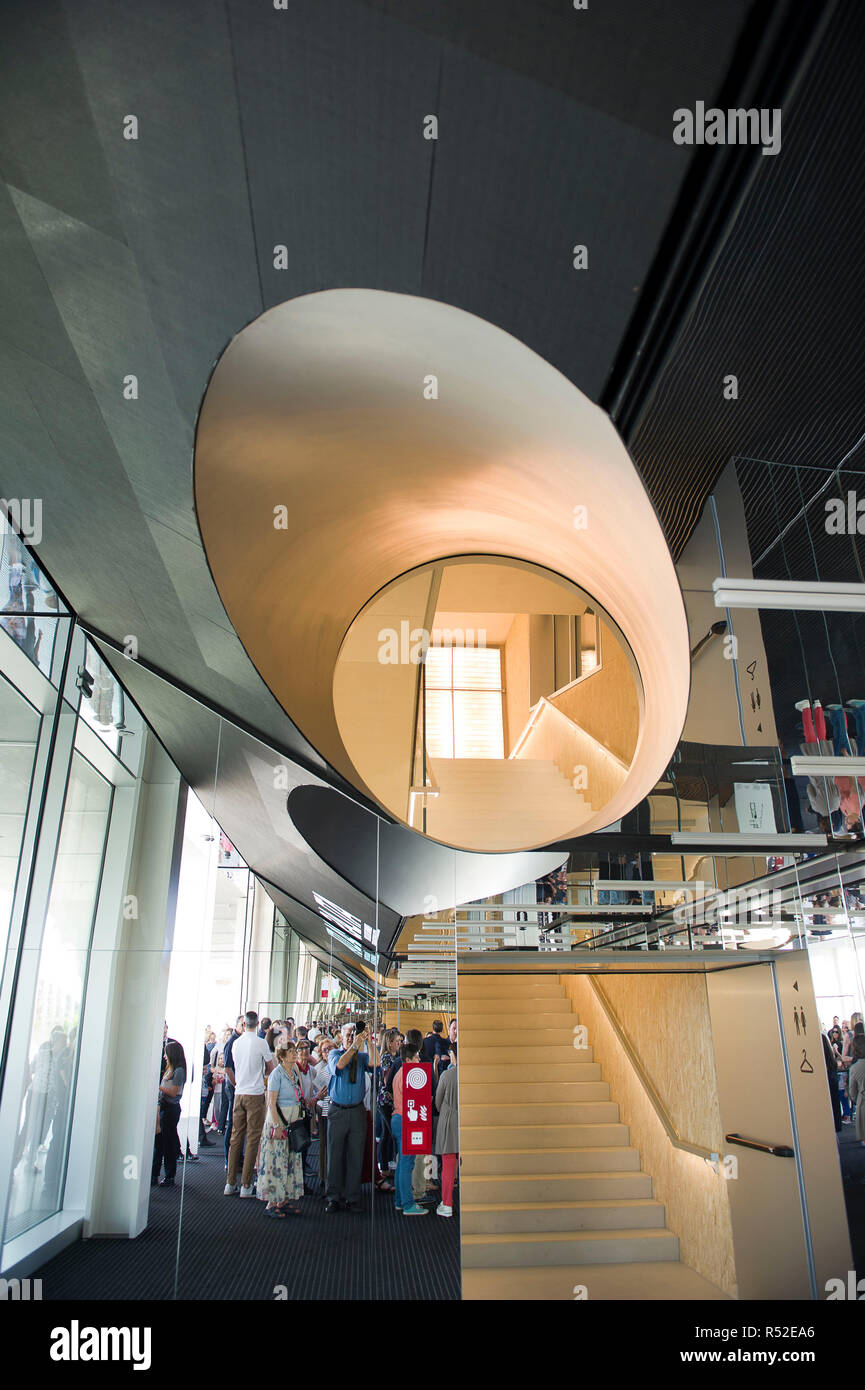 Italy, Lombardy, Milan, "Prada Foundation" exhibition space designed by