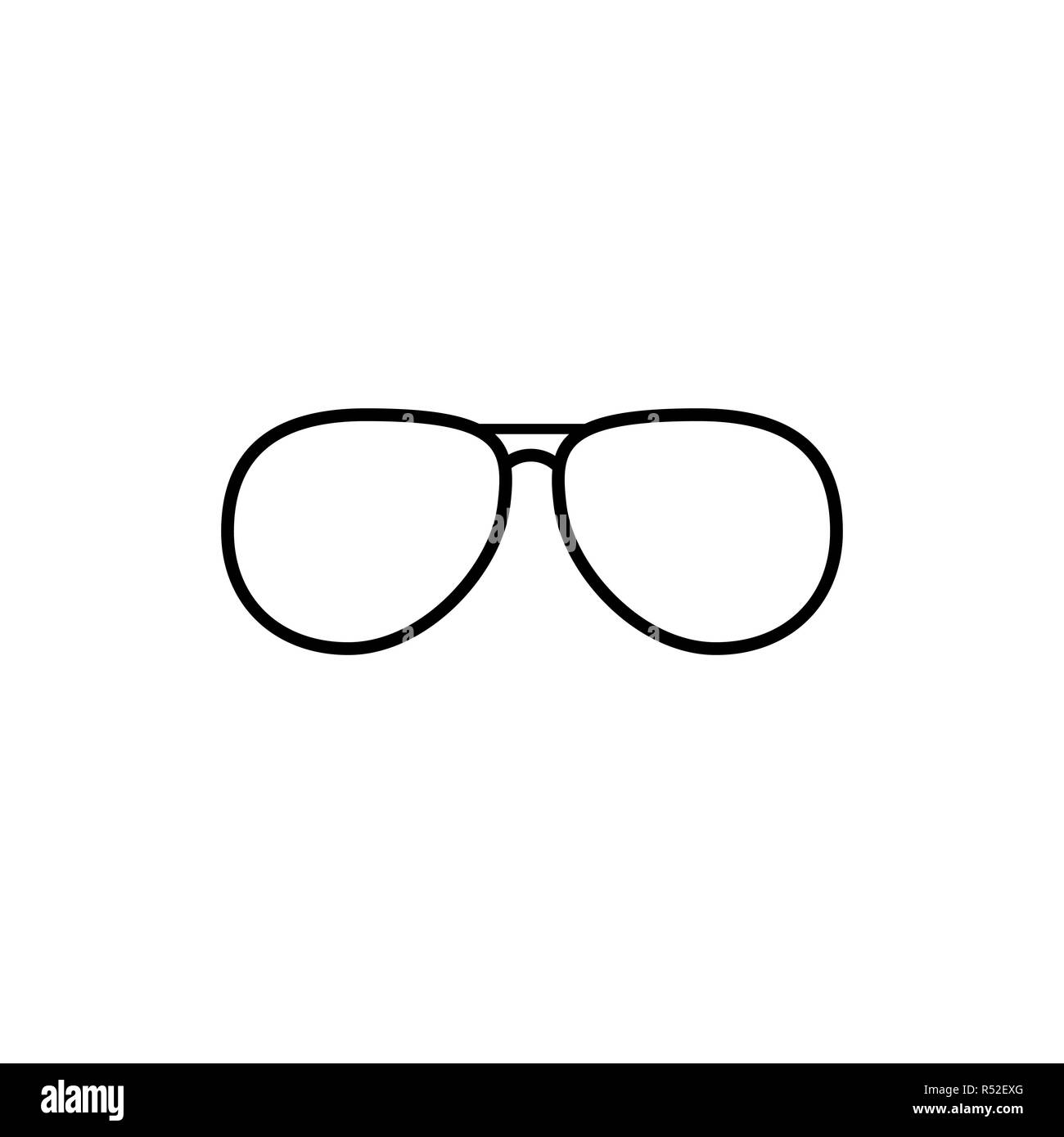 Black glasses side view template 11912889 Vector Art at Vecteezy