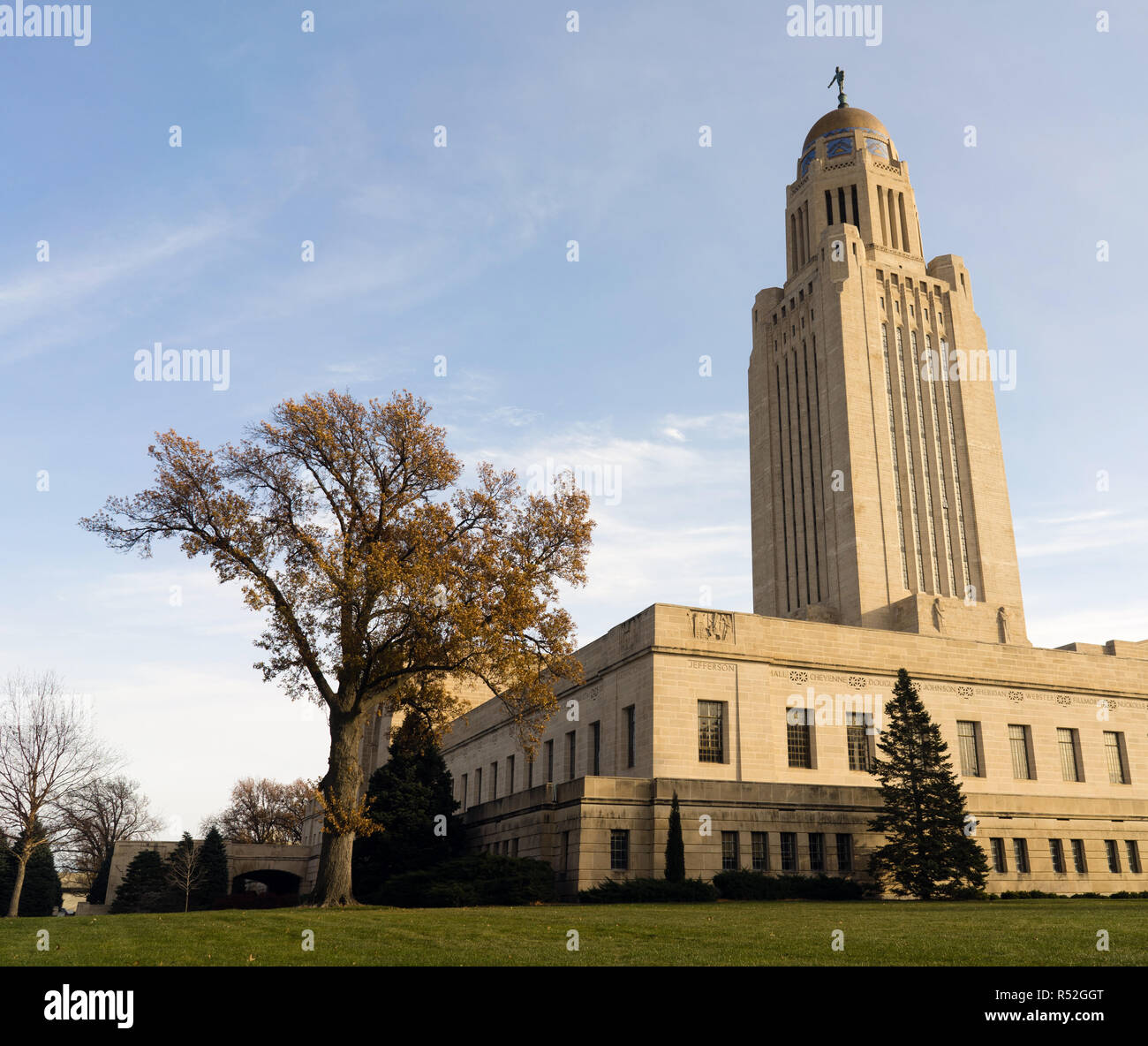 Lincoln Nebraska Capital Building Government Dome Architecture Stock Photo Alamy