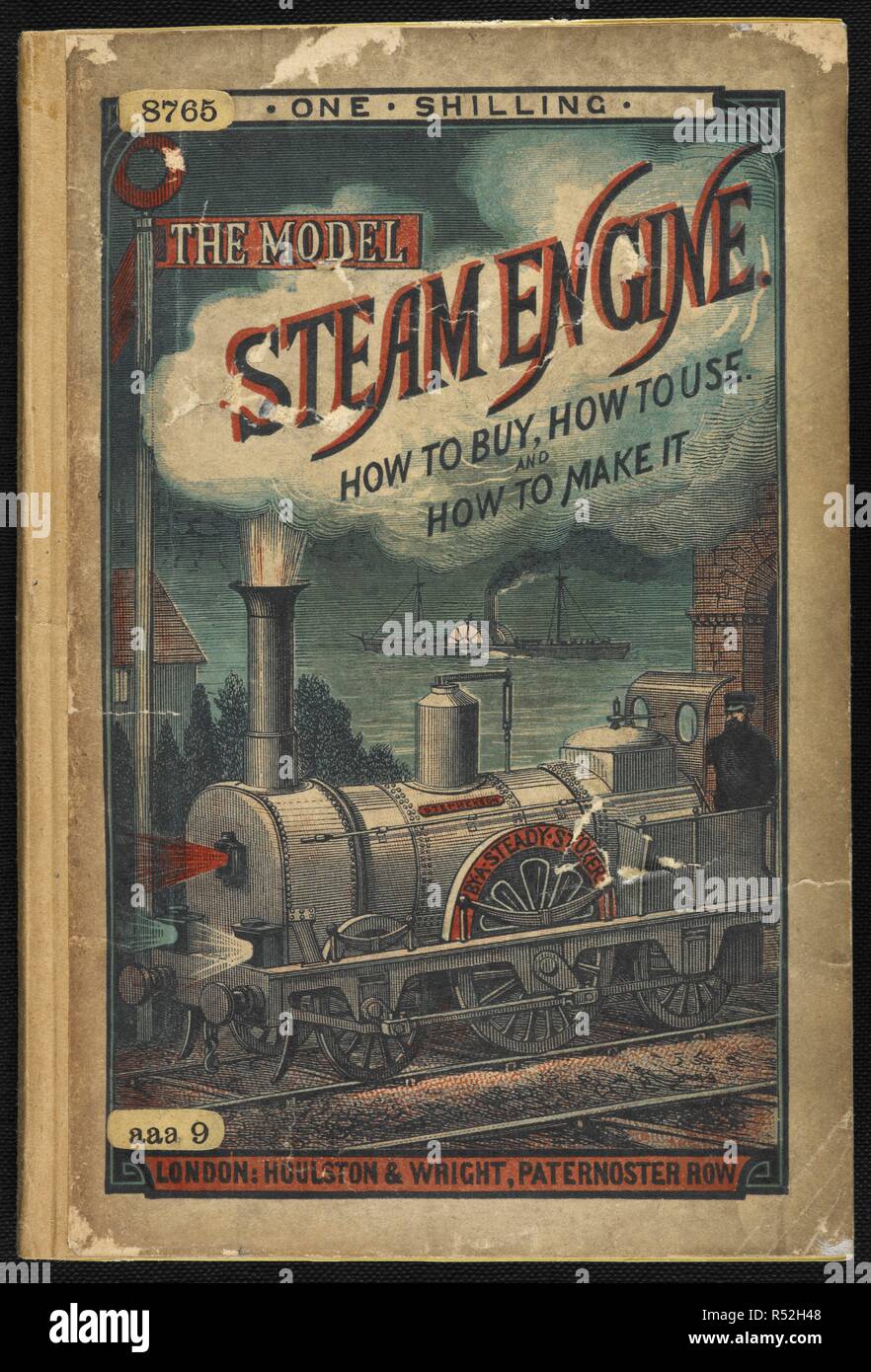Front cover depicting a steam engine coming out of a tunnel with a