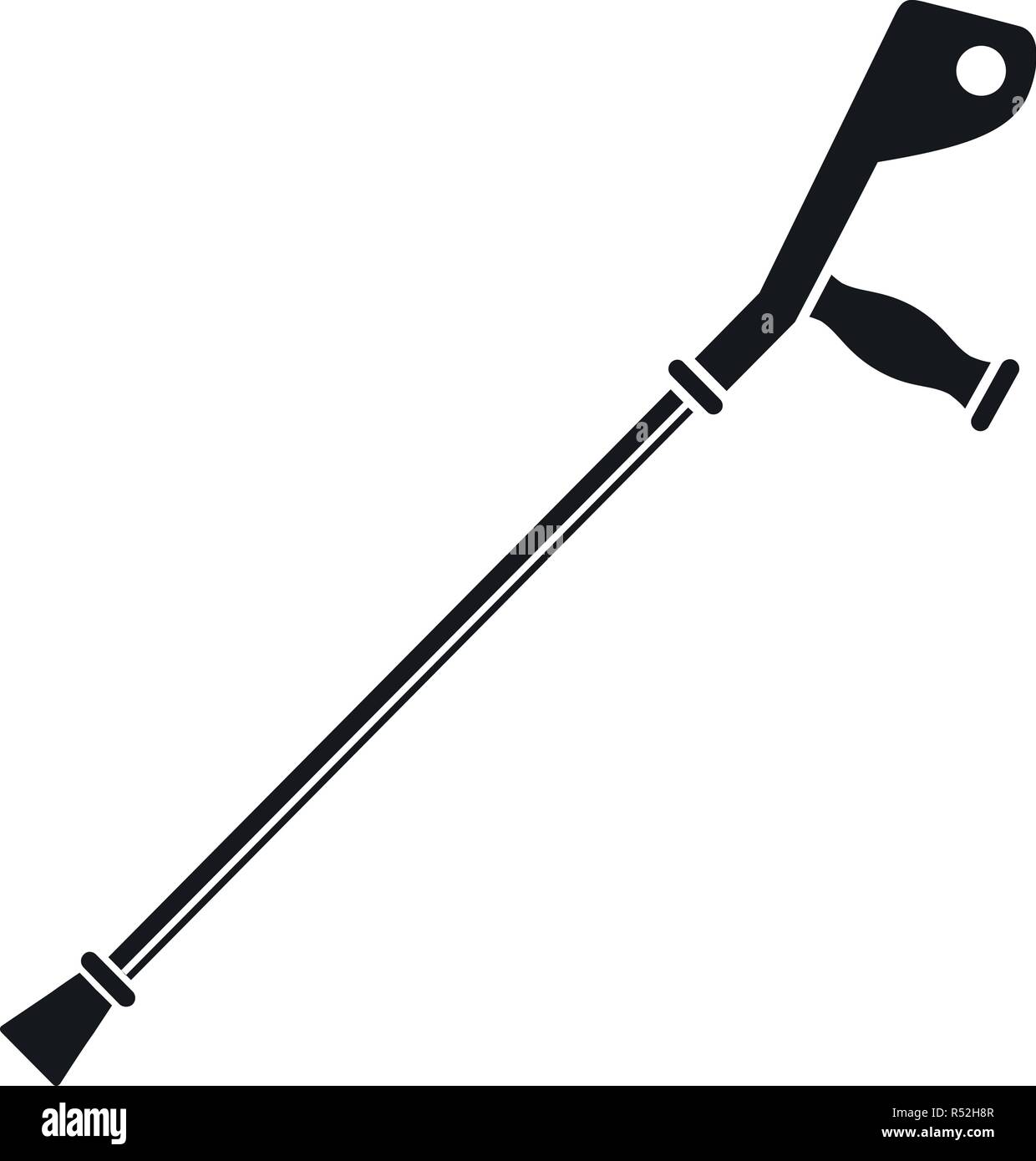 Crutch icon. Simple illustration of crutch vector icon for web design