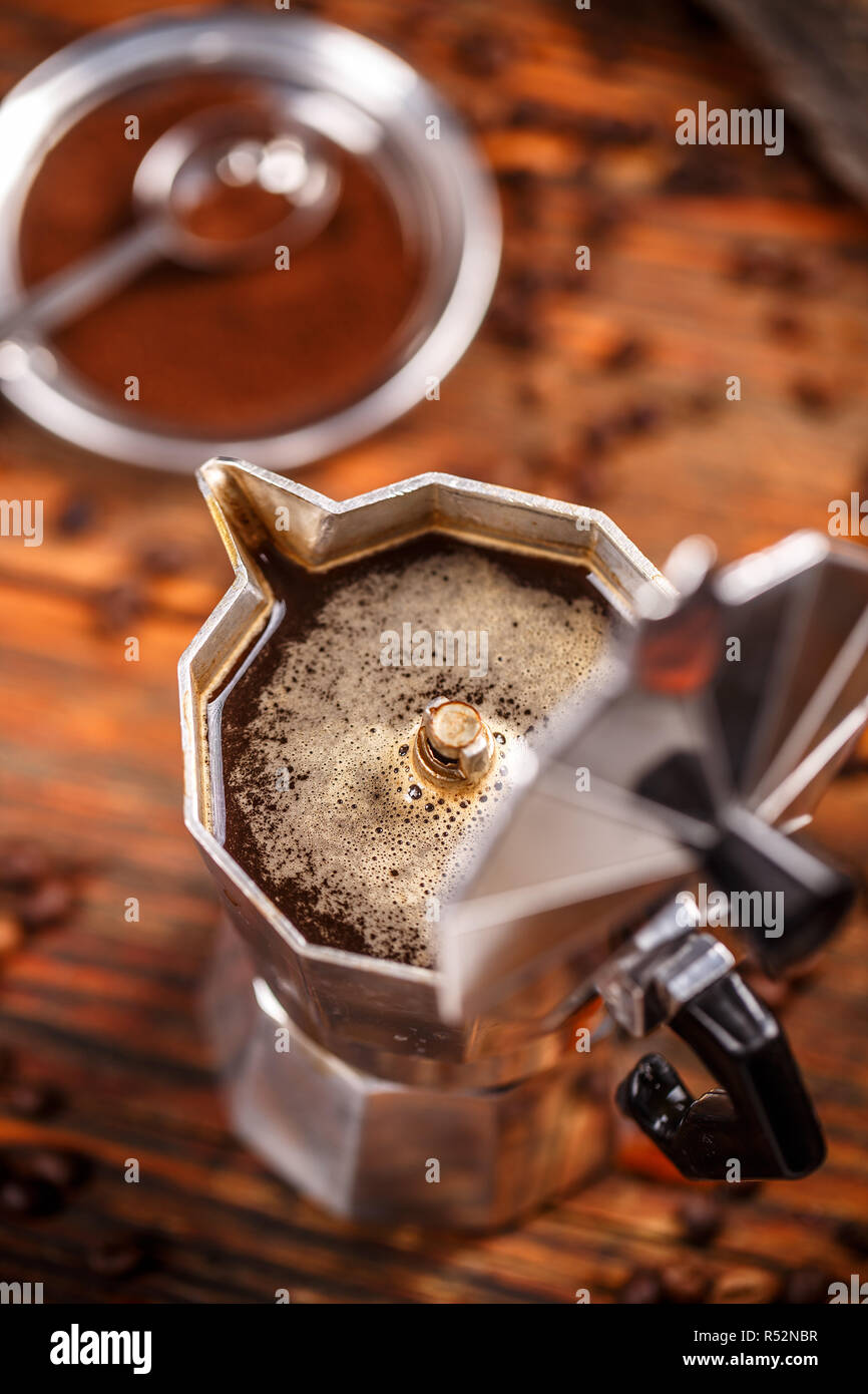 Old coffee maker Stock Photo Alamy