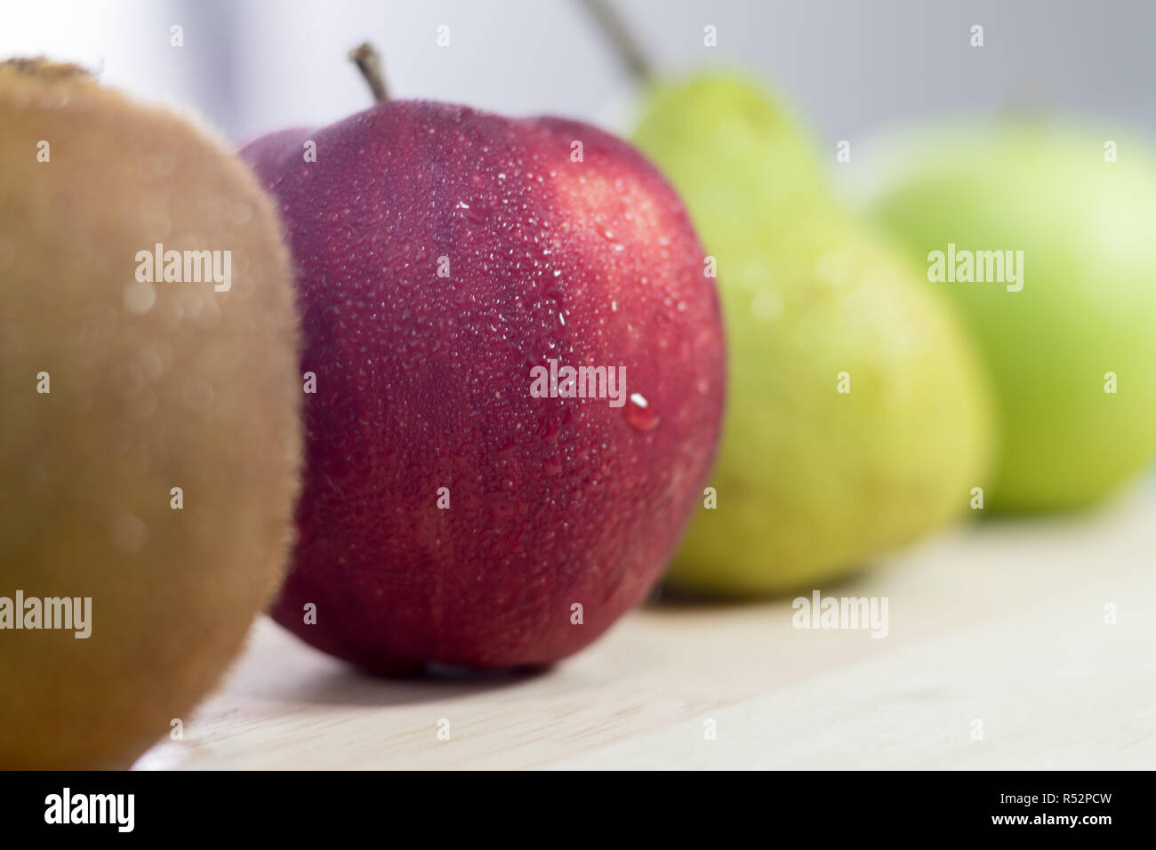 Fresh fruits on the table Stock Photo
