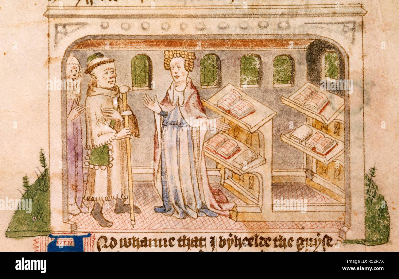 Hagiography shows books. Pilgrimage of the Life of Man. England [West