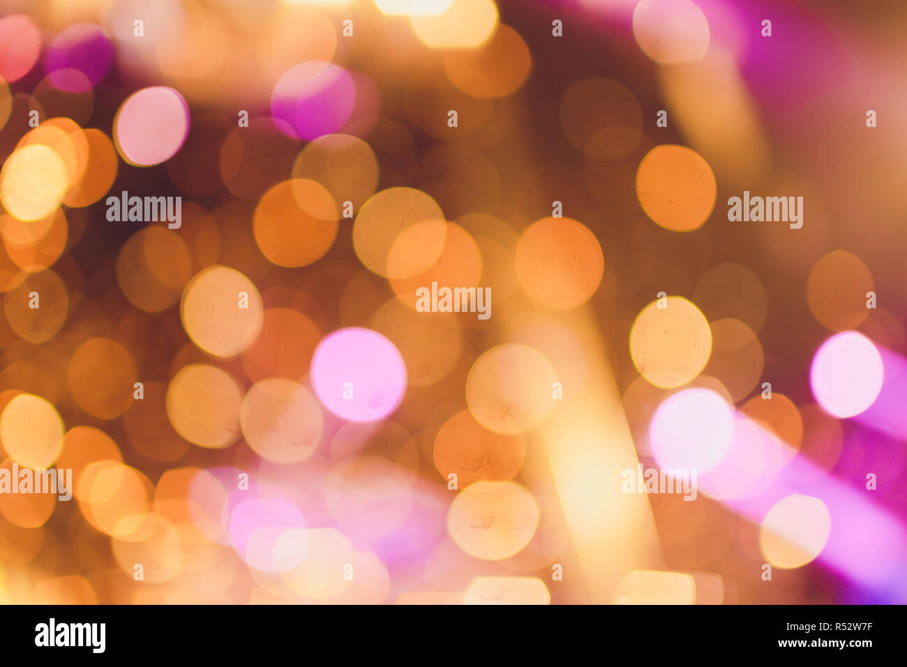 golden lights bokeh background, Chrismas lights bokeh Stock Photo - Alamy
