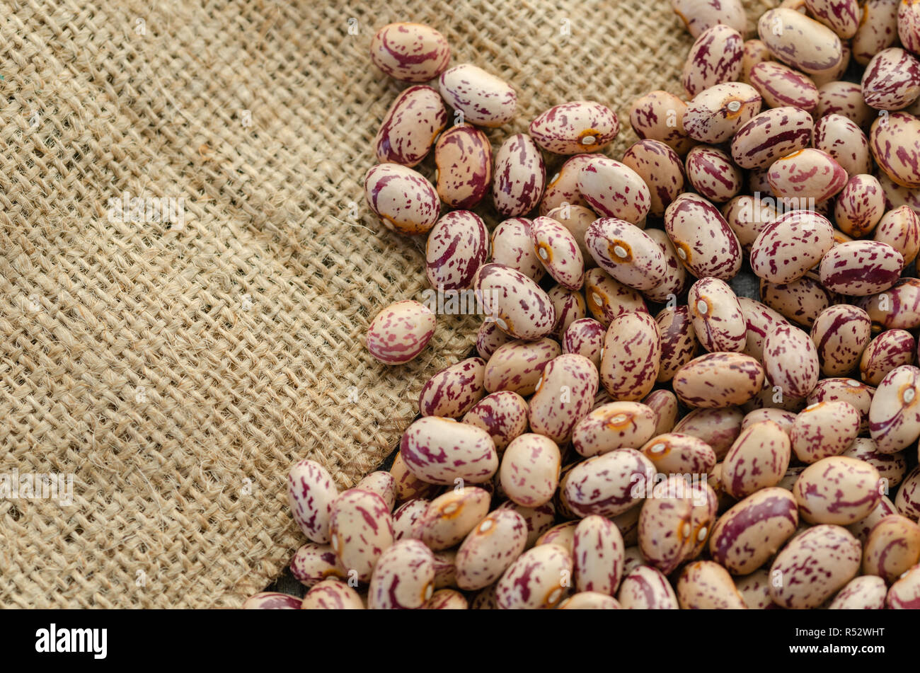 Kidney beans texture background or pattern. Raw legume food Stock Photo