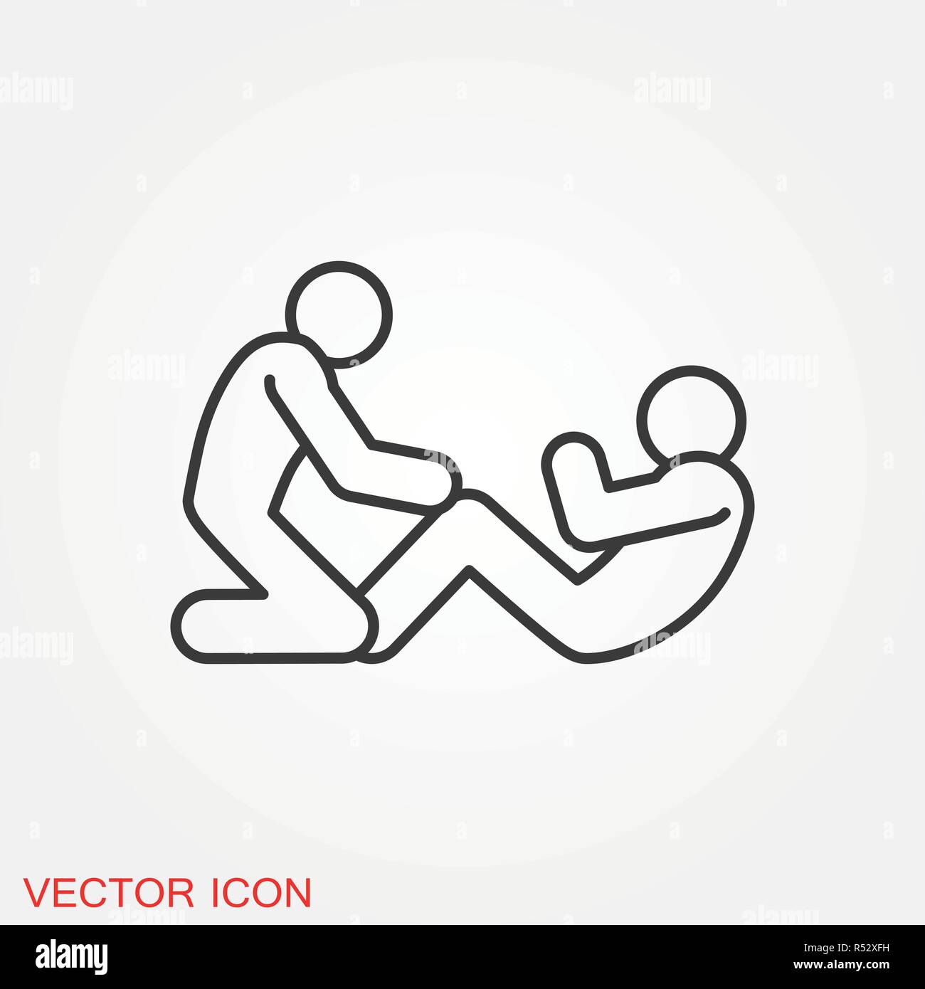 Coach icon vector, training and mentoring symbol Stock Vector