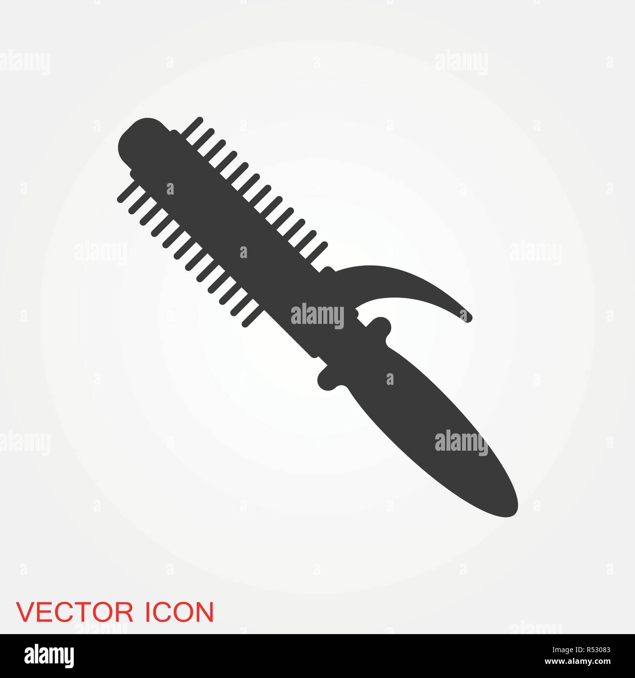 Curlers vector icon for websites, web design, mobile app, info graphics Stock Vector