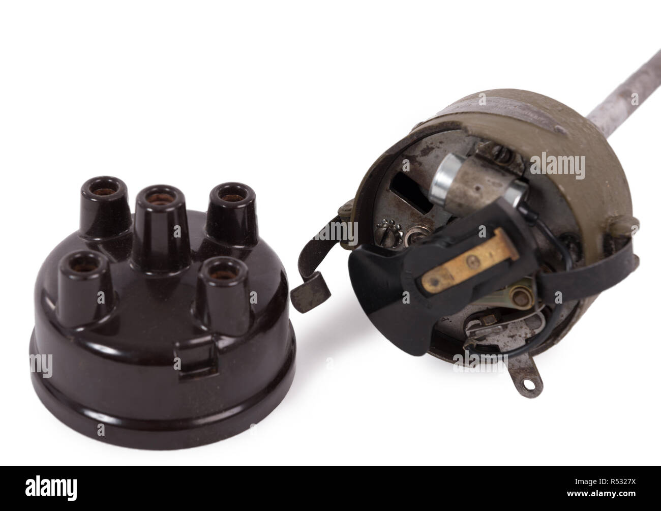 ignition distributor isolated on white background Stock Photo Alamy