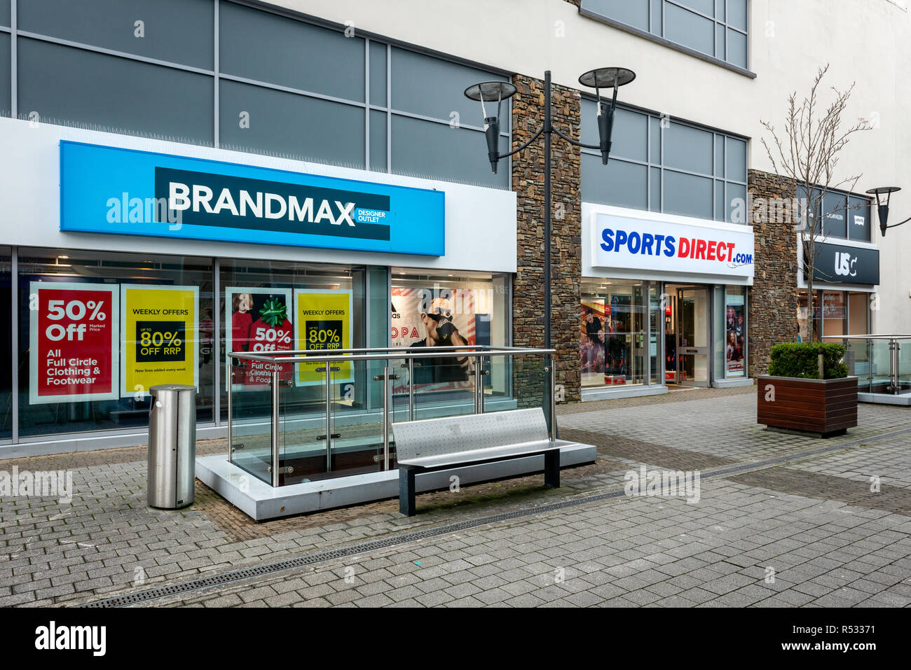 Sports Direct and Brandmax store in Scotts Street, Killarney, County Kerry, Ireland Stock Photo