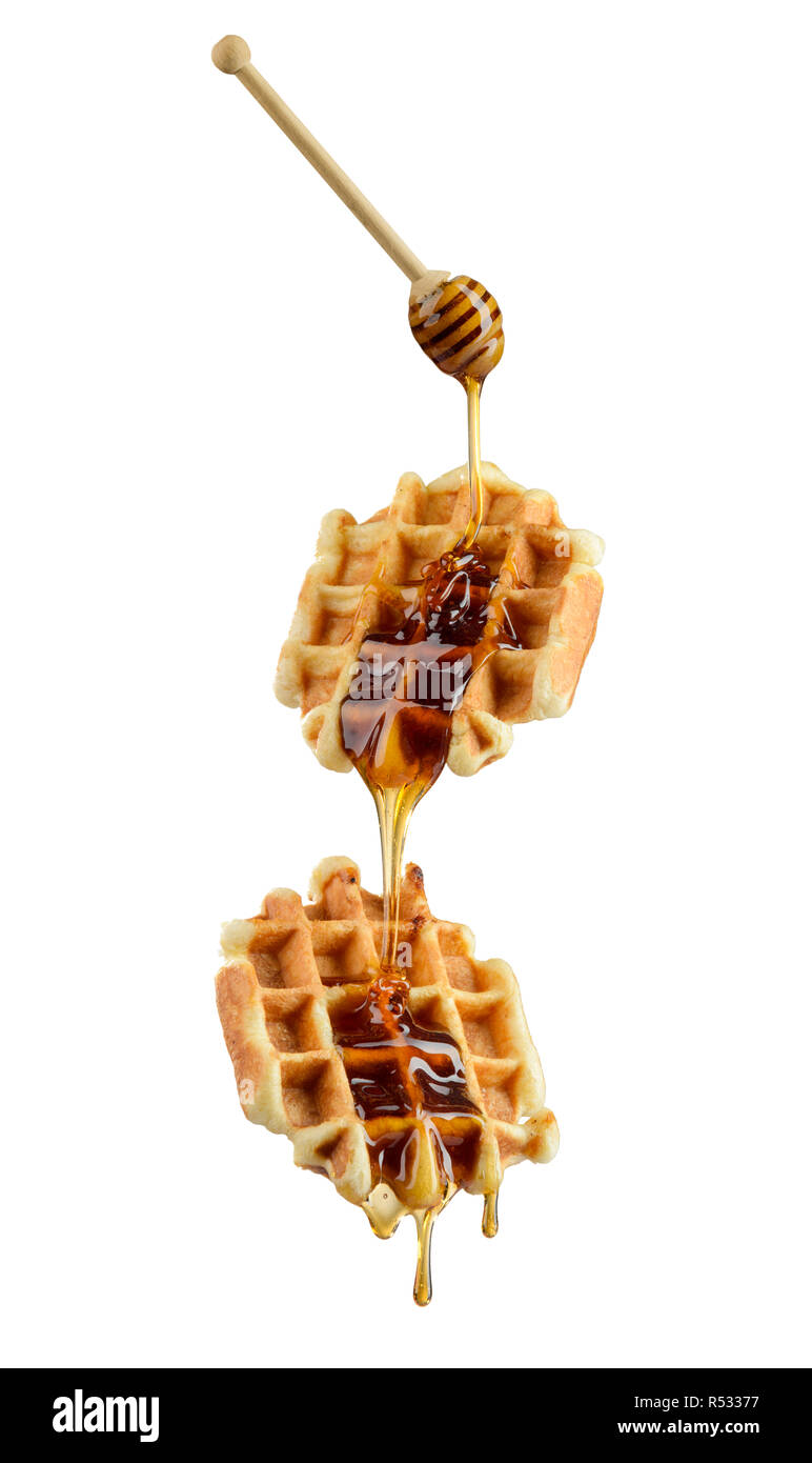 Classic Belgian Waffles Cut Out Stock Images & Pictures - Alamy