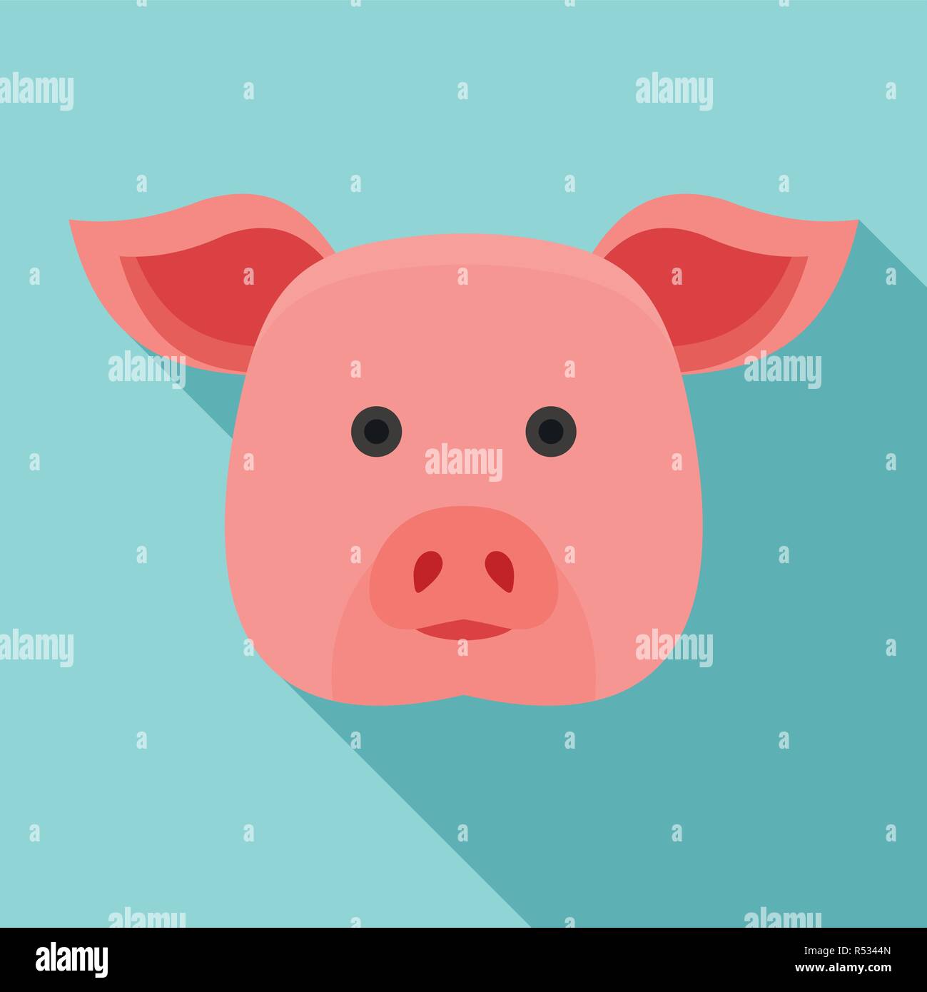 Pig head icon. illustration of pig head vector icon for design Stock Vector Image & Art - Alamy