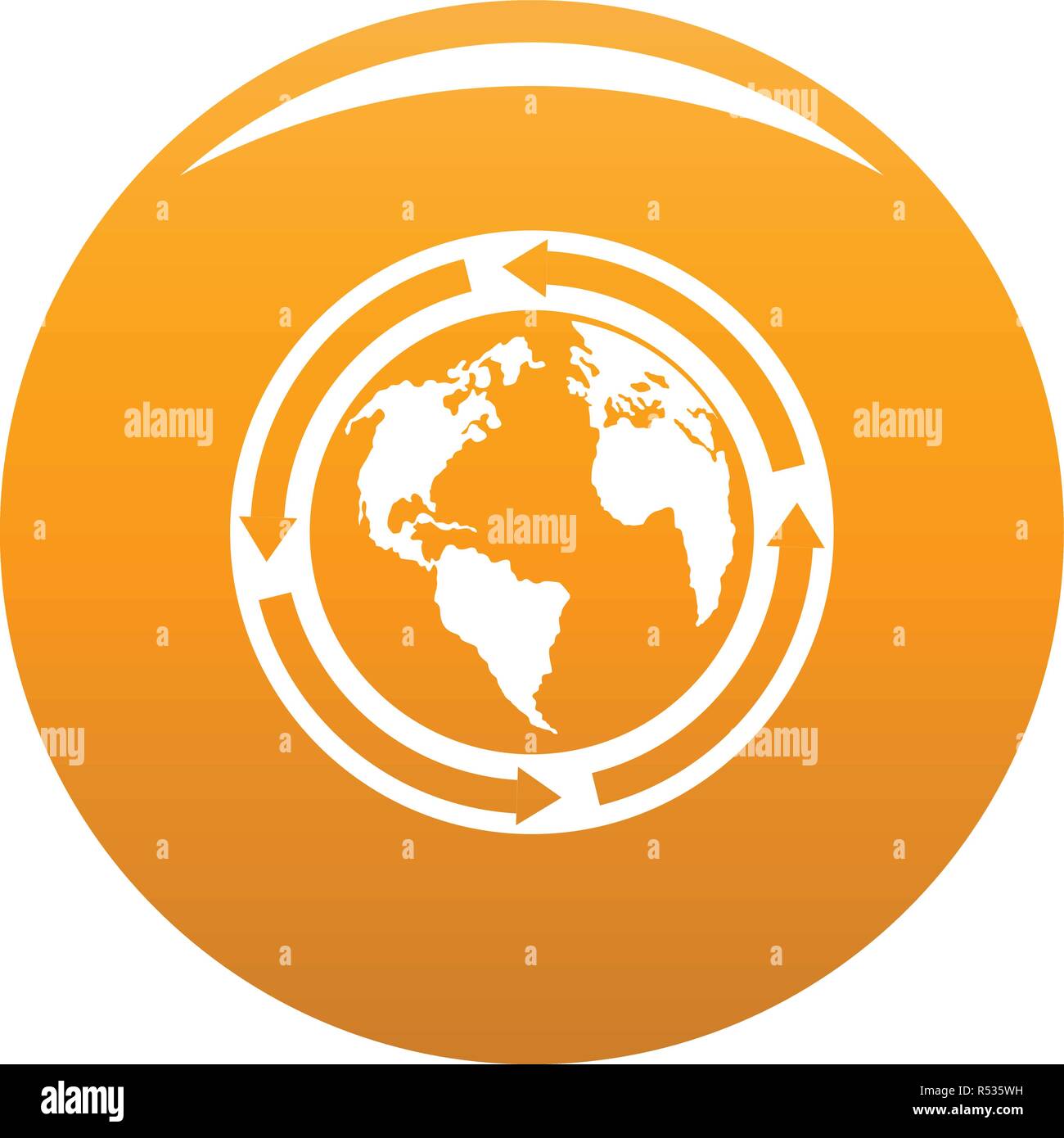 Earth icon. Simple illustration of earth vector icon for any design ...