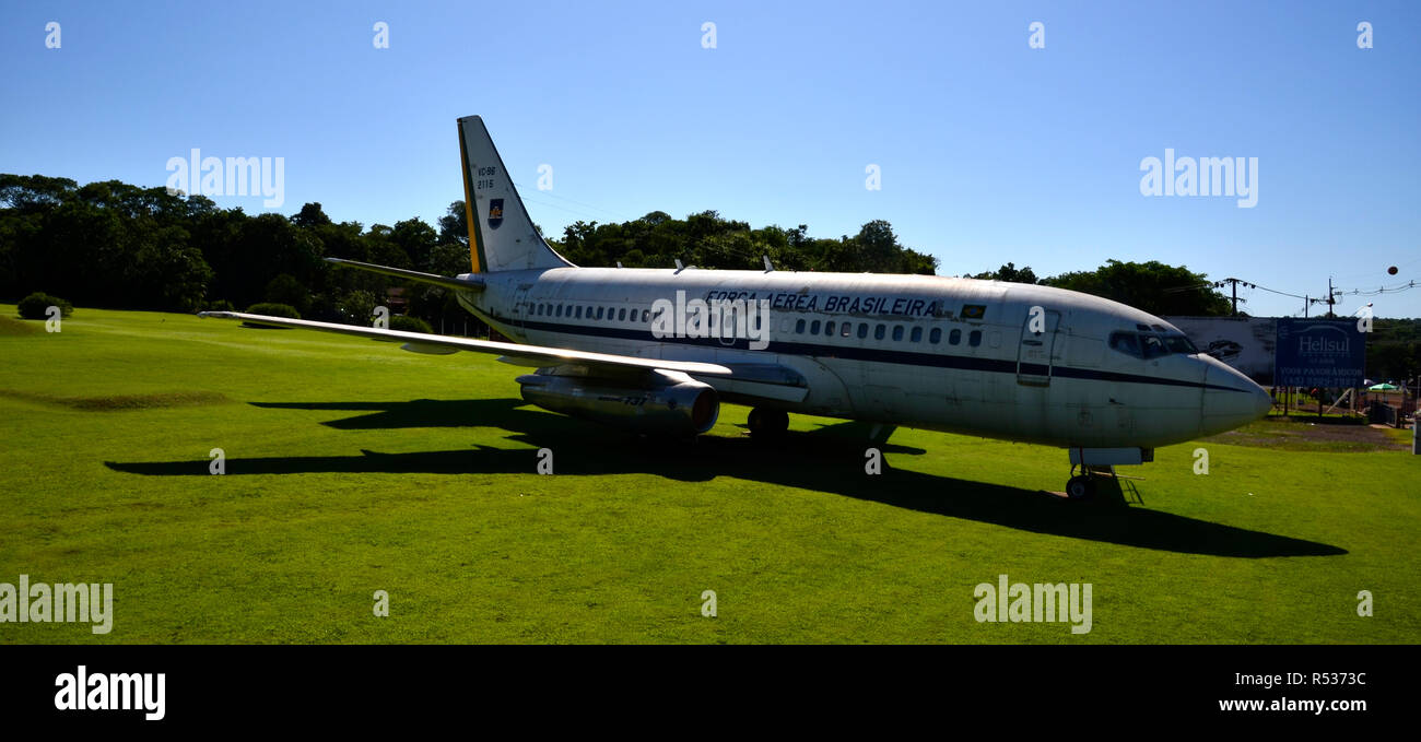 Brasilian Aviation plane in Foz do Iguacu, Brasil 2017 Stock Photo