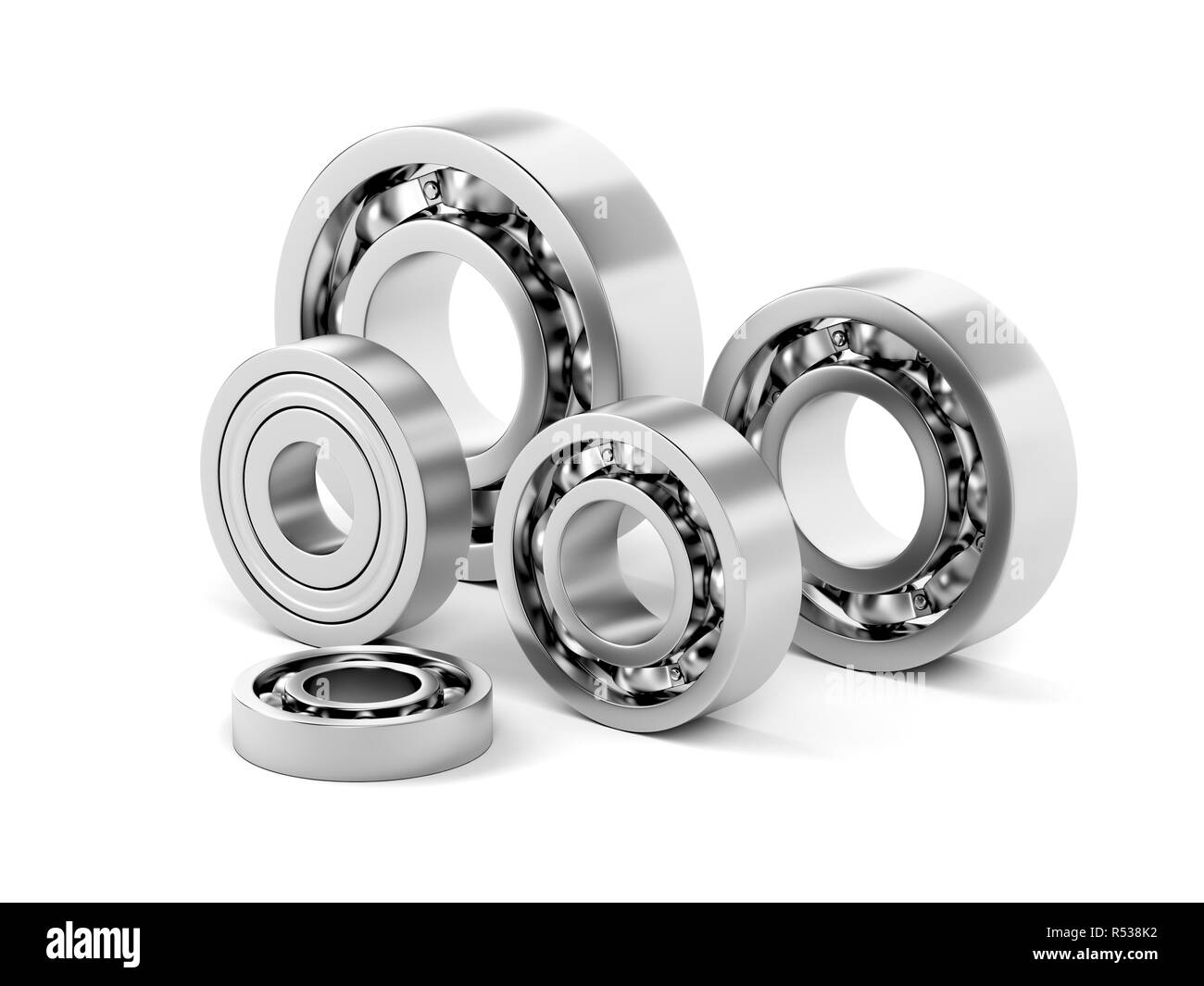 Ball bearings with different sizes Stock Photo Alamy