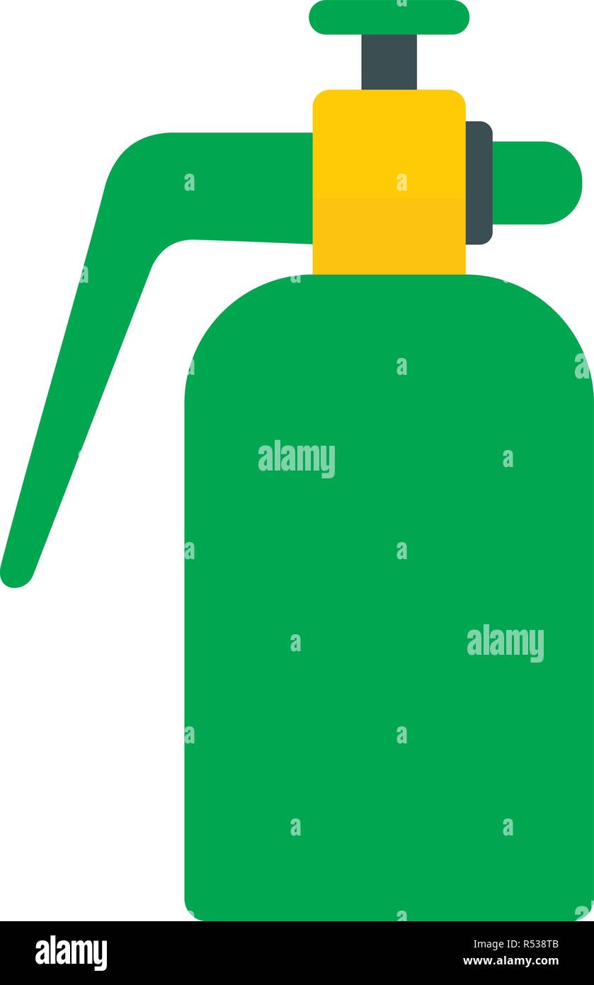 Garden spray bottle icon. Flat illustration of garden spray bottle ...