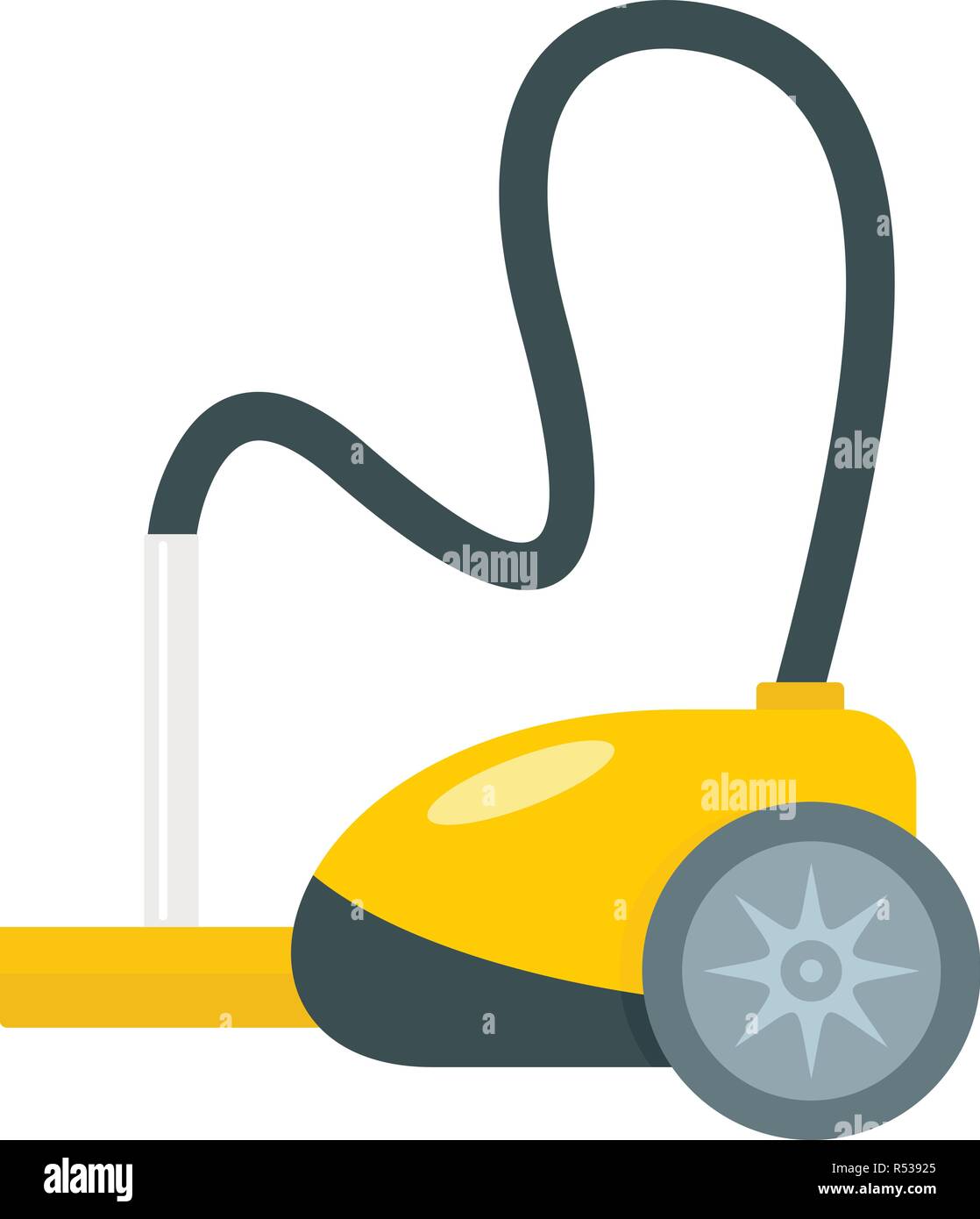 German vacuum cleaner icon. Flat illustration of german vacuum cleaner