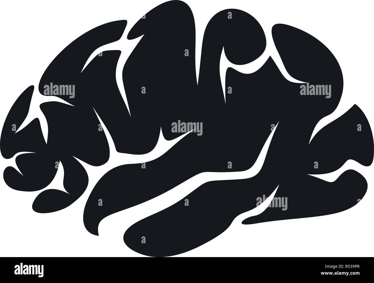 Brainstorming icon. Simple illustration of brainstorming vector icon ...