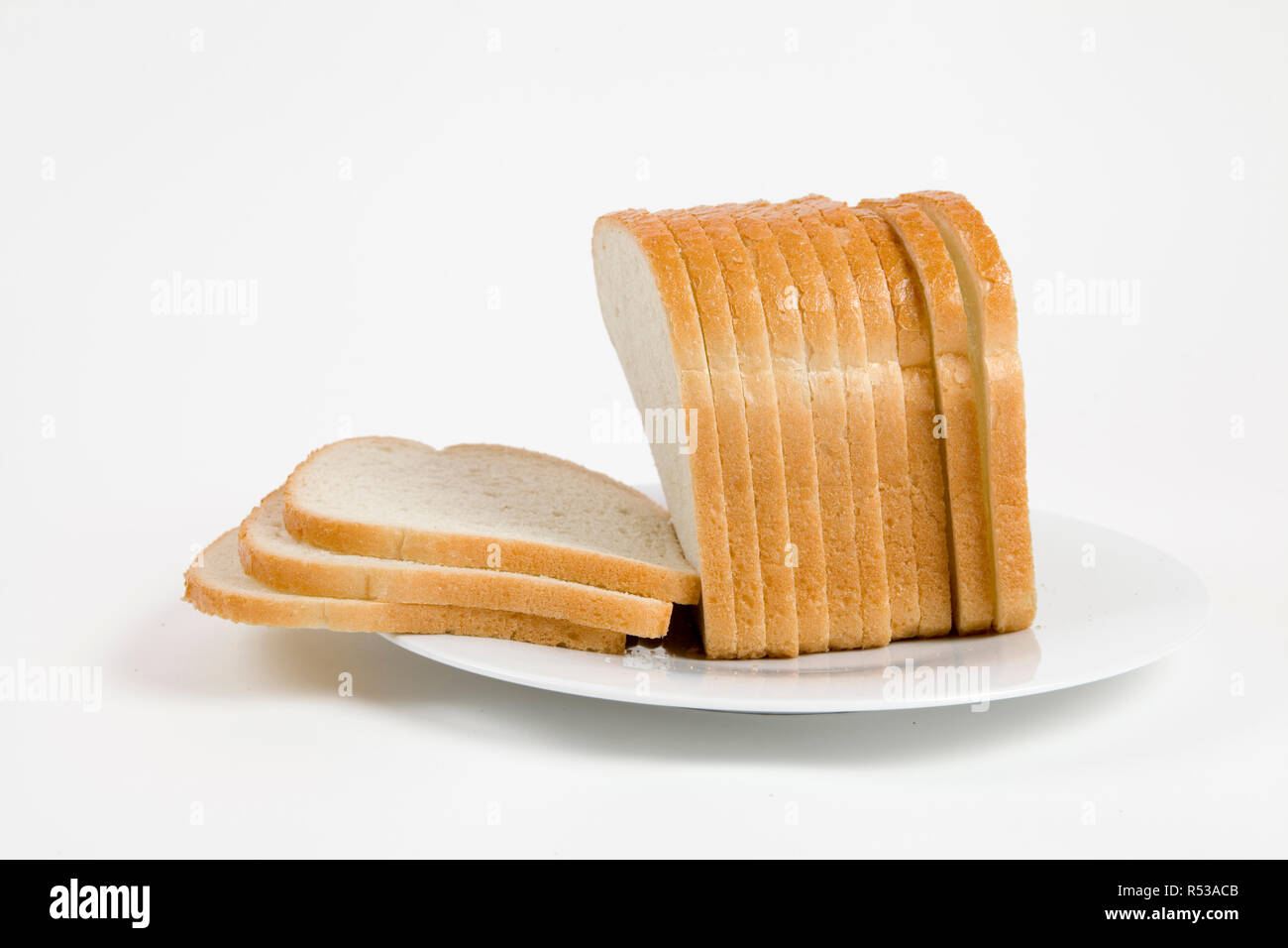 Sliced White Bread Stock Photo - Alamy