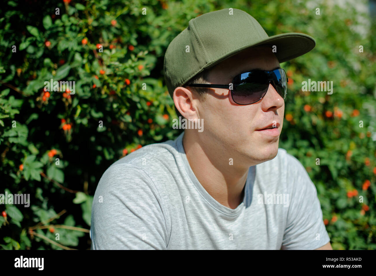 guy with a cap