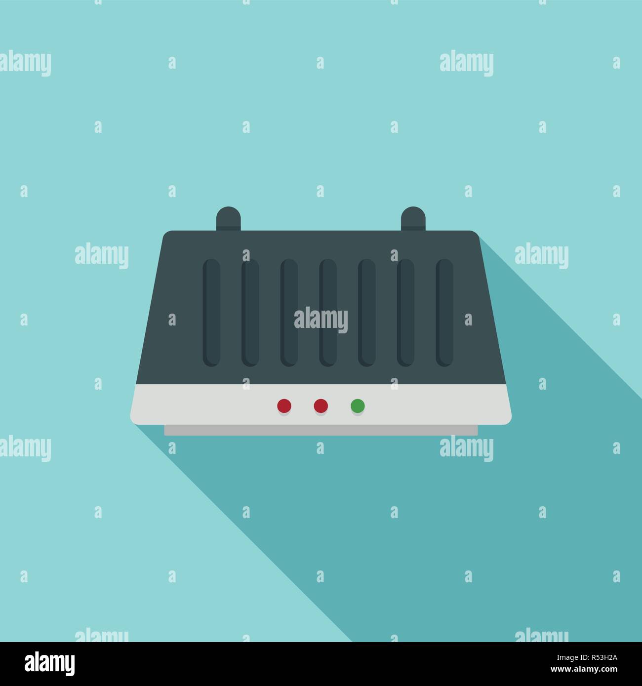 Hand dryer icon. Flat illustration of hand dryer vector icon for web