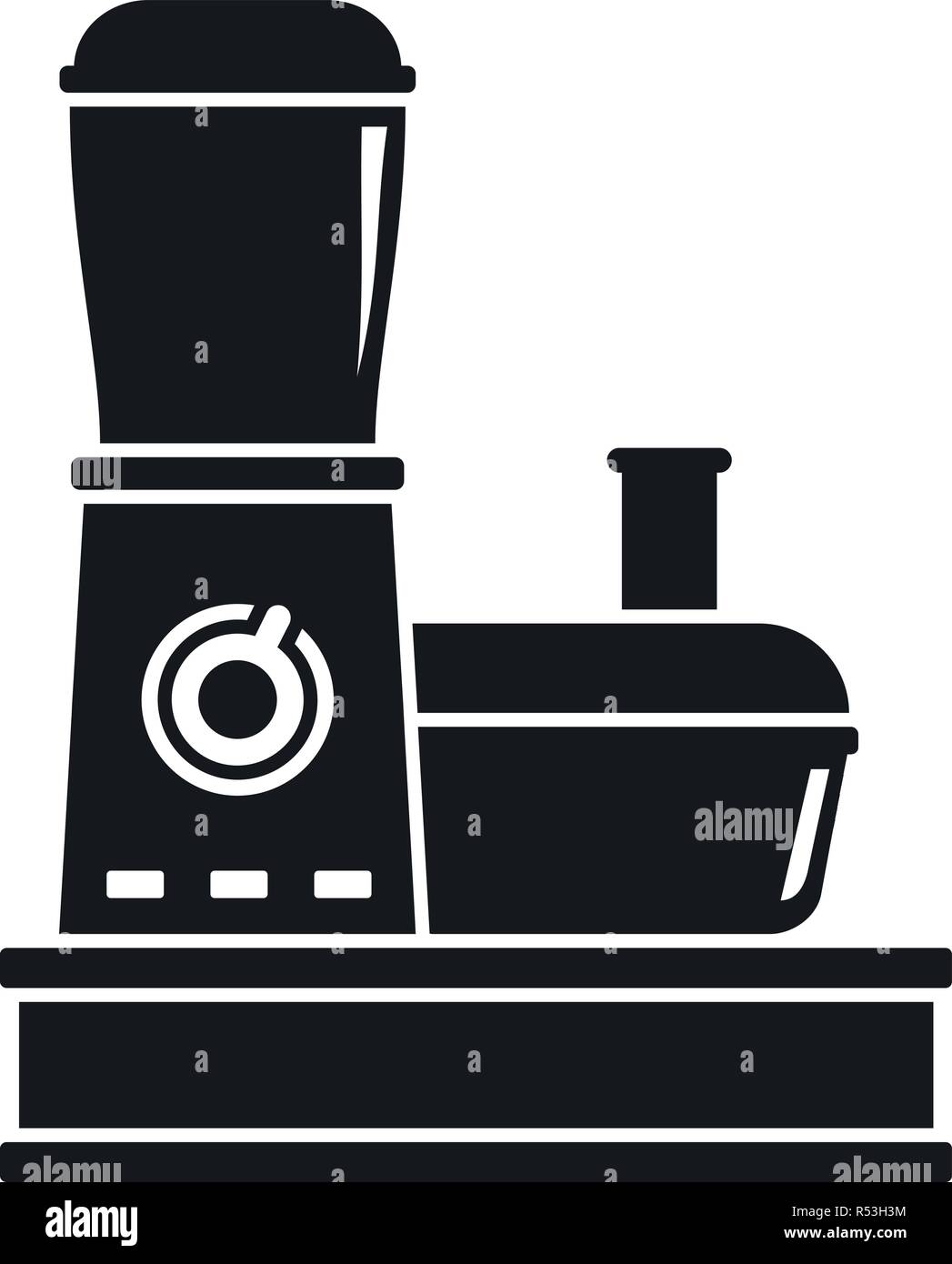 Food processor icon. Simple illustration of food processor vector icon ...