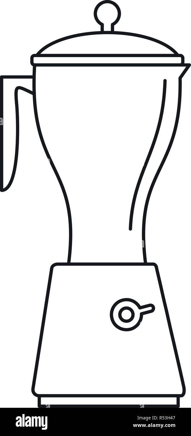 Electric mixer icon. Outline electric mixer vector icon for web design