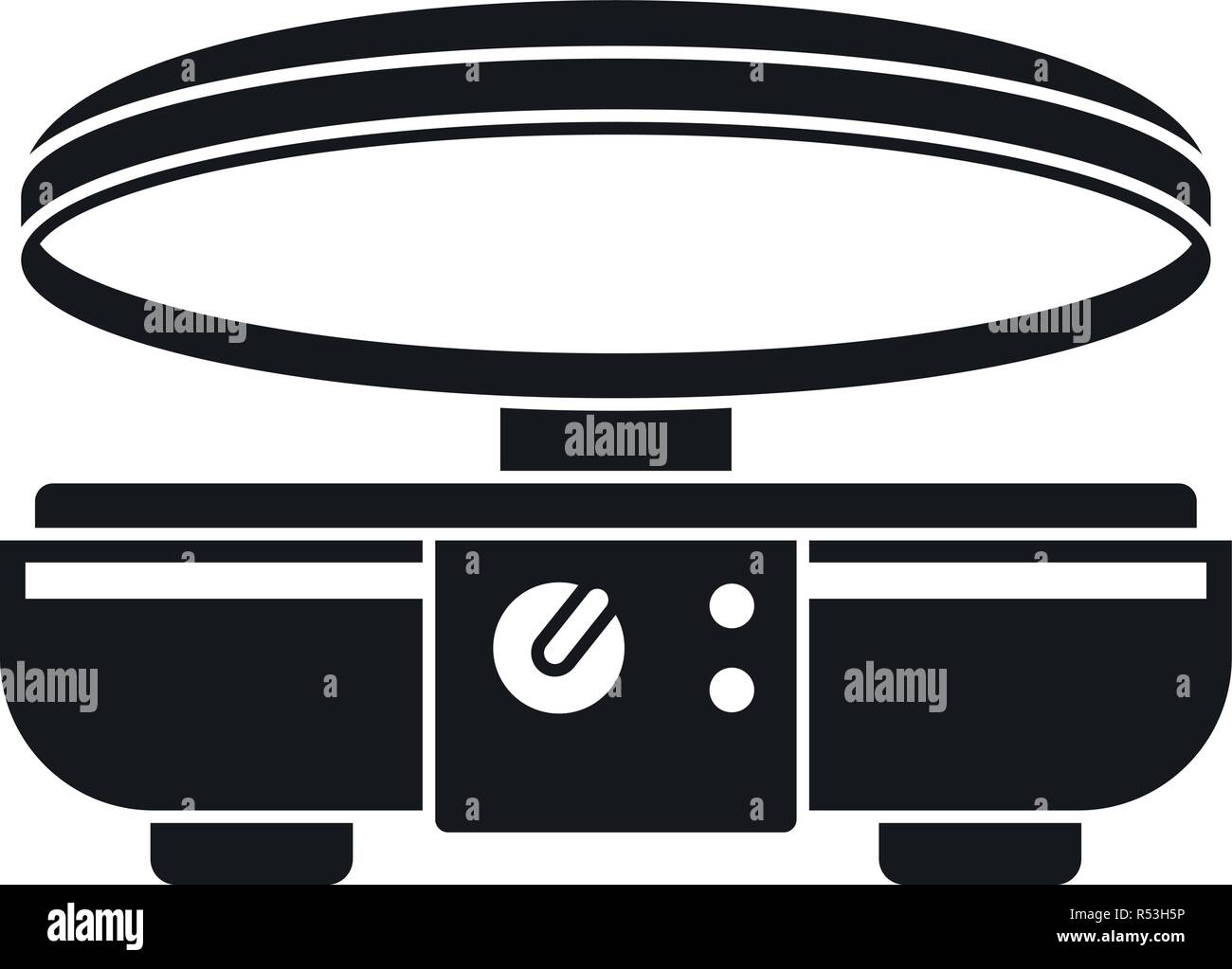 Modern waffle maker icon. Simple illustration of modern waffle maker