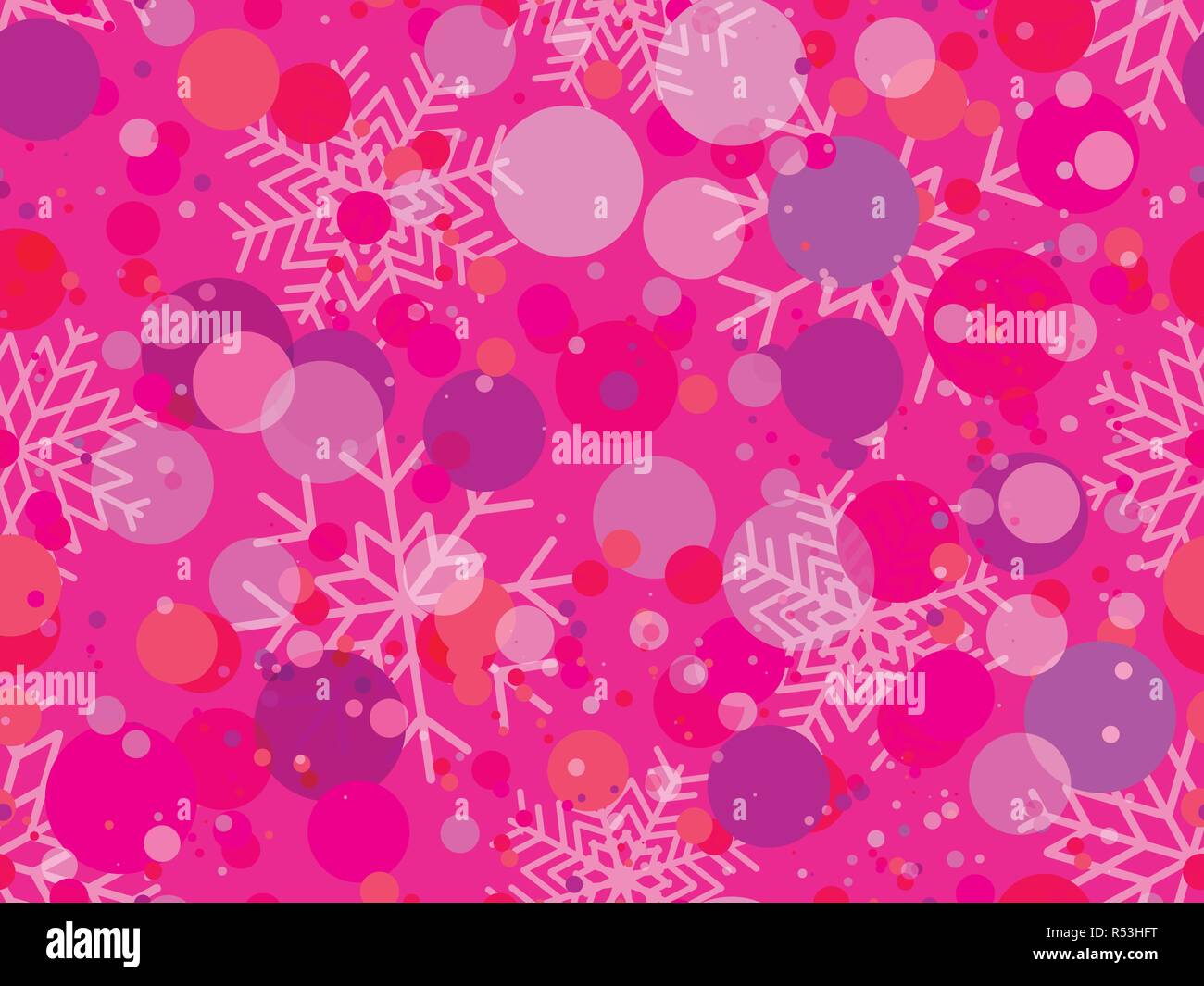Christmas seamless pattern with snowflakes. Winter abstract background ...