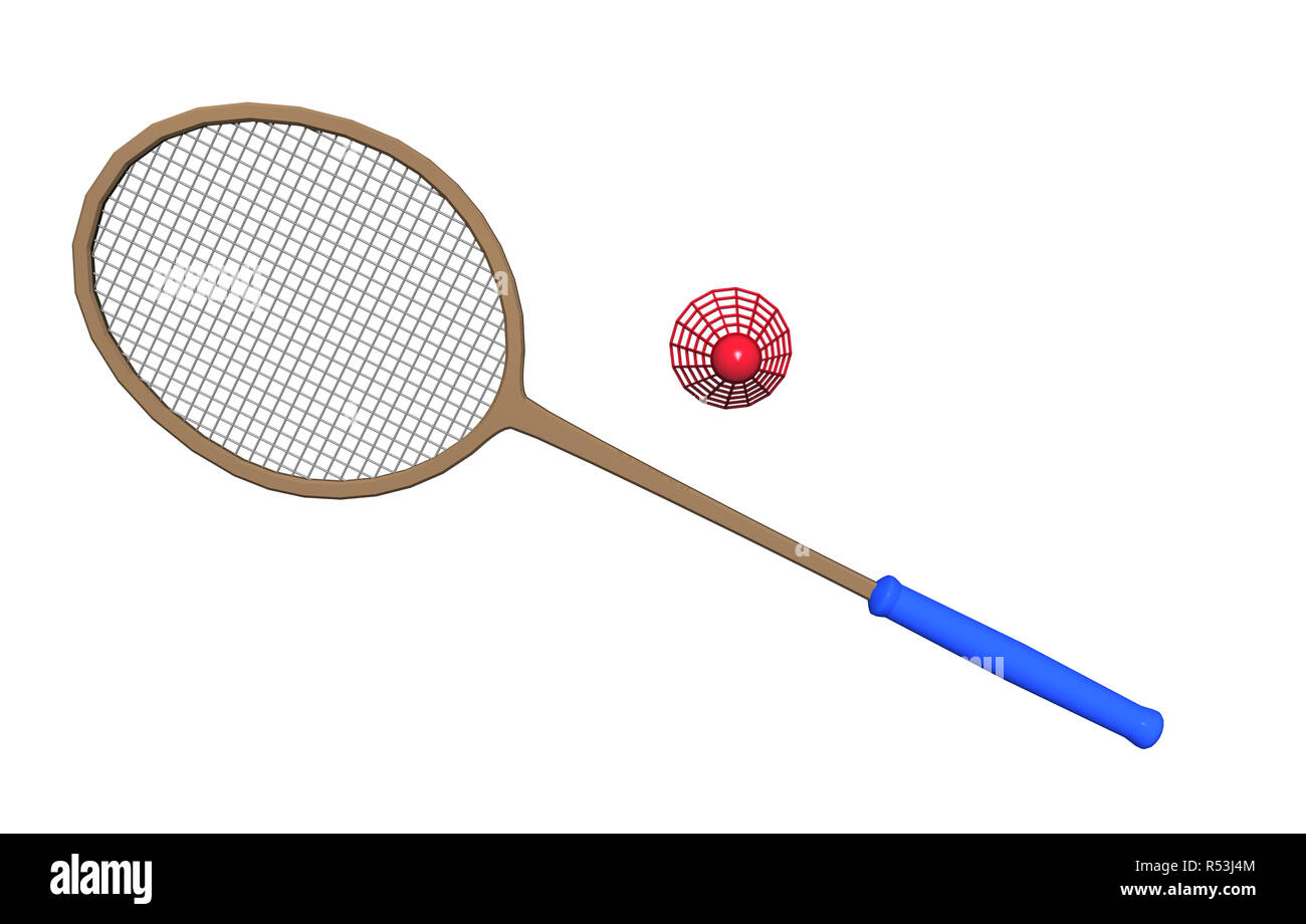 badminton rackets free Stock Photo Alamy