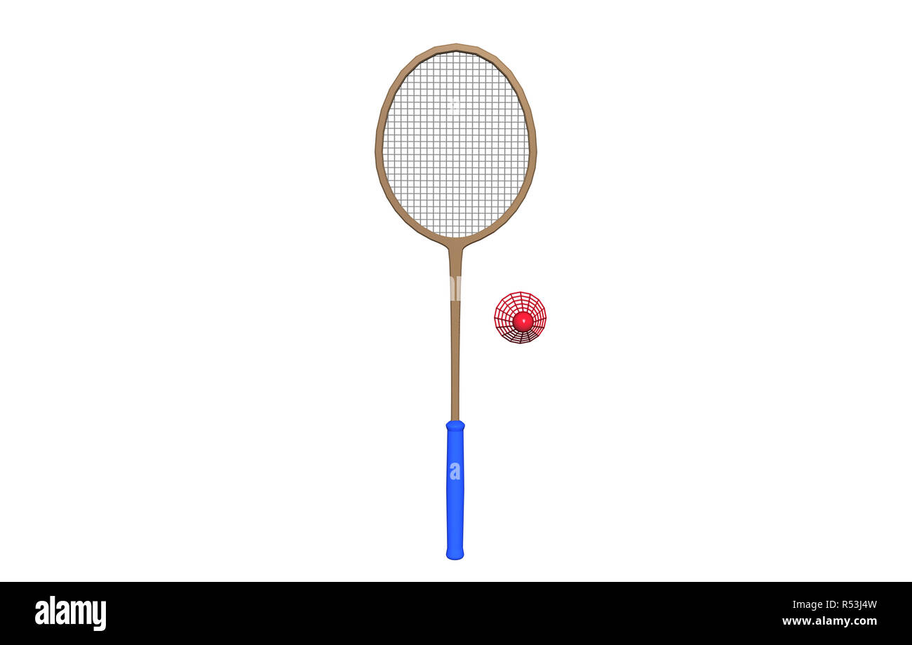 badminton rackets free Stock Photo Alamy