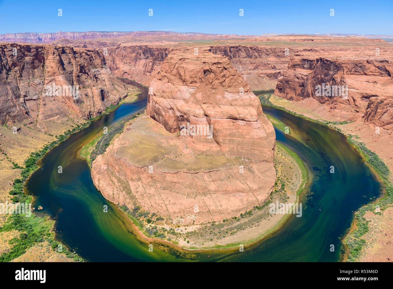 Viewpoint at Horseshoe Bend Grand Canyon with Colorado River