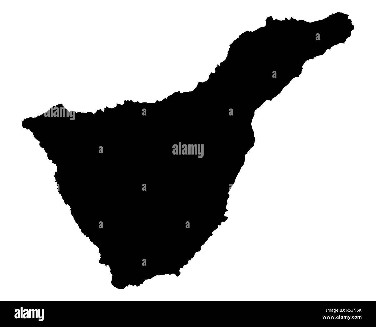 map of tenerife Stock Photo - Alamy