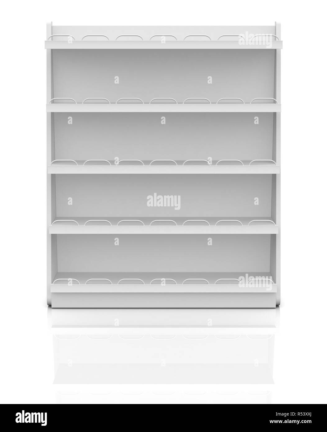 empty shop shelf Stock Photo Alamy